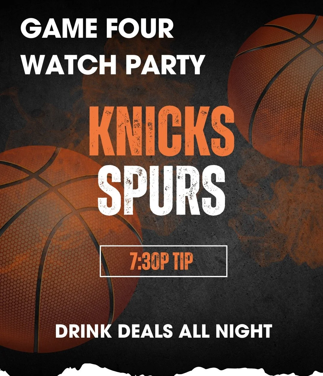 Game 4 Watch Party live from MSG at 7:30 p.m.! The 2-1 Knicks look to extend their lead, while the Spurs aim to even things up. $4 Paddy's, $5 Miller/Coors pints, $6 Stoli Blueberry Vodka, and more. 
.
.
.
.
.
#chicagofunauthority #chicagodrinks #chi