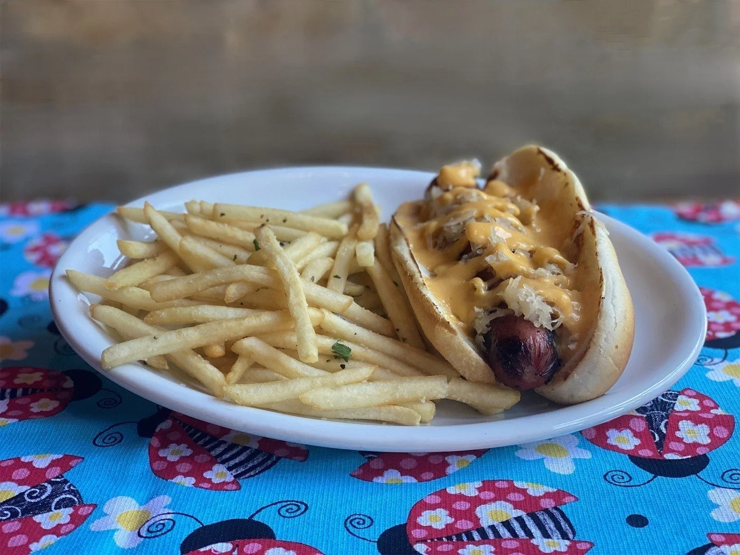 Labor Day Weekend specials start today! Deals: $13 wood-grilled Polish Sausage with sauerkraut and Cheddar sauce (served with fries); $5 Watermelon Vodka Lemonades, $5 Cucumber Vodka Mules, $5 Skyy Vodka Cocktails and $5 White Claw Mango &amp; Raspbe