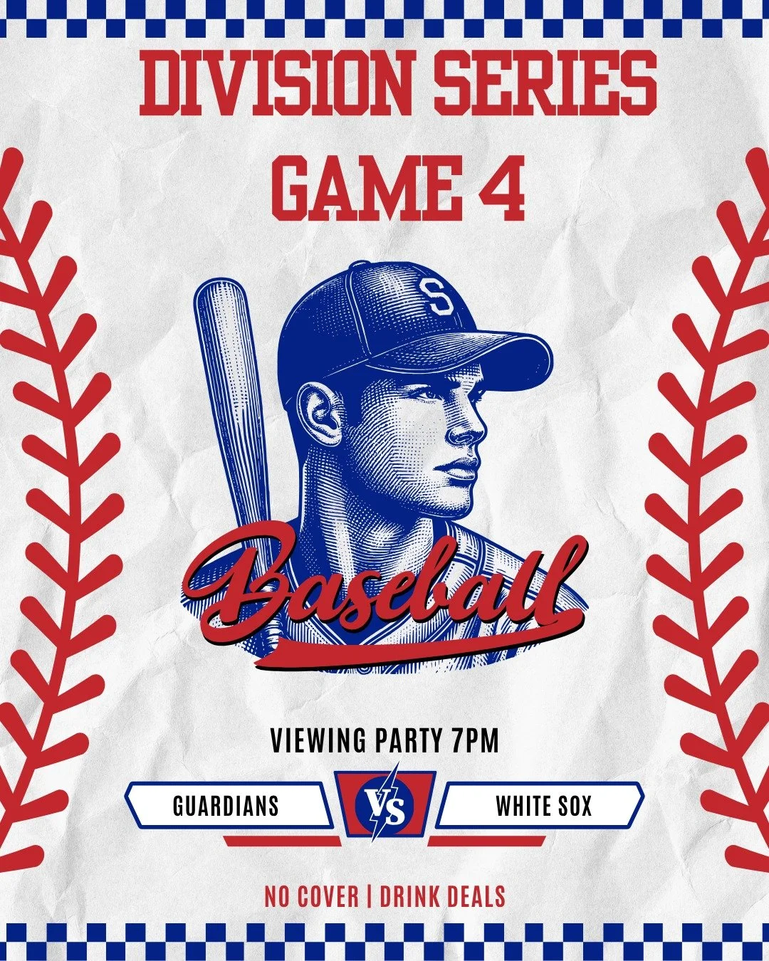Game FOUR viewing party tonight! The White Sox take on the Guardians at 7 p.m. -  we will be watching with sound.  Daily drink deals such as $4 Paddy's, $5 Mango White Claw cans and $5 Miller/Coors pints. Let's Go White Sox! 
.
.
.
.
.
#chicagofunaut