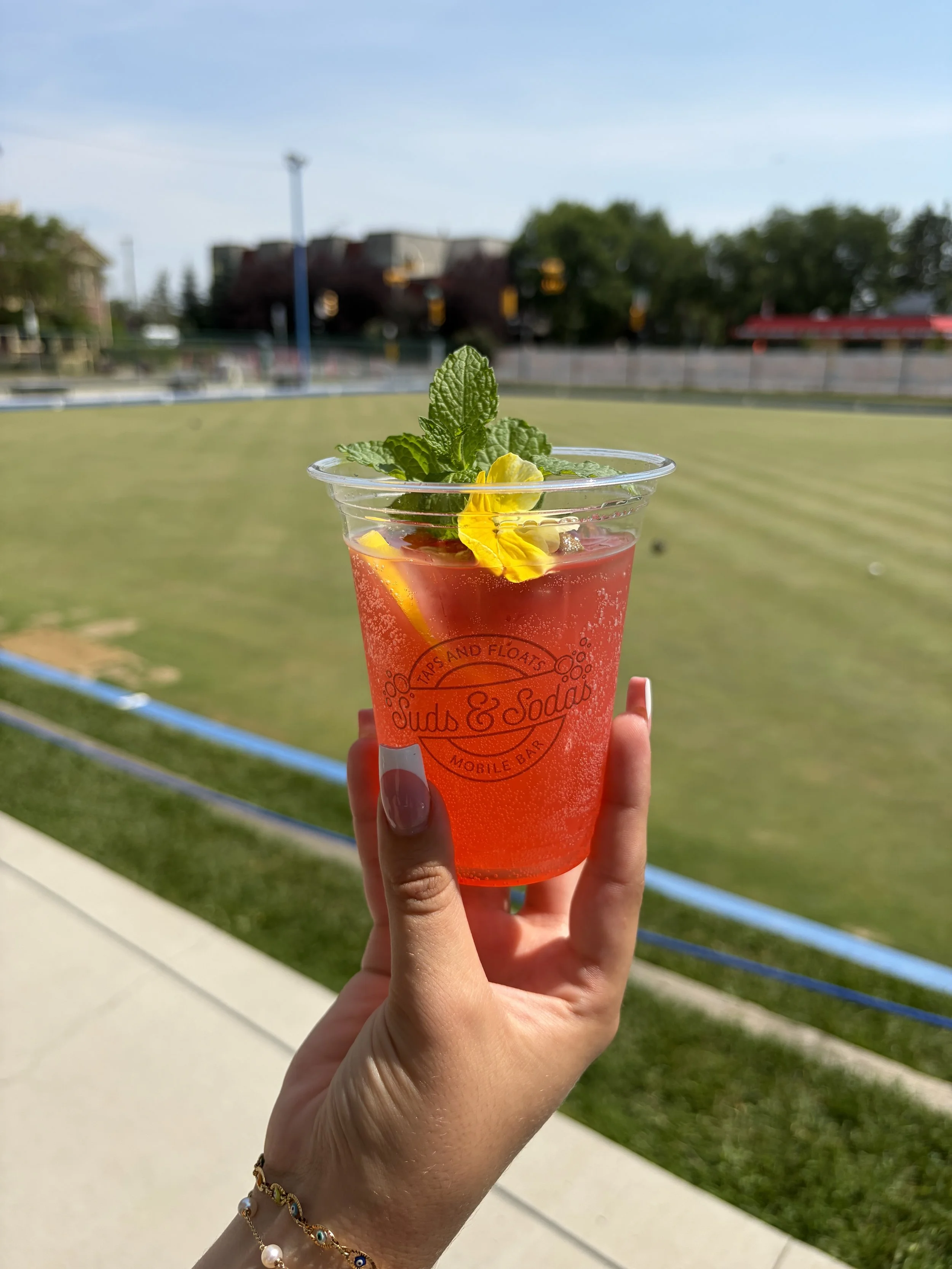 Suds & Sodas Strawberry Lemonade Inglewood Lawn Bowling