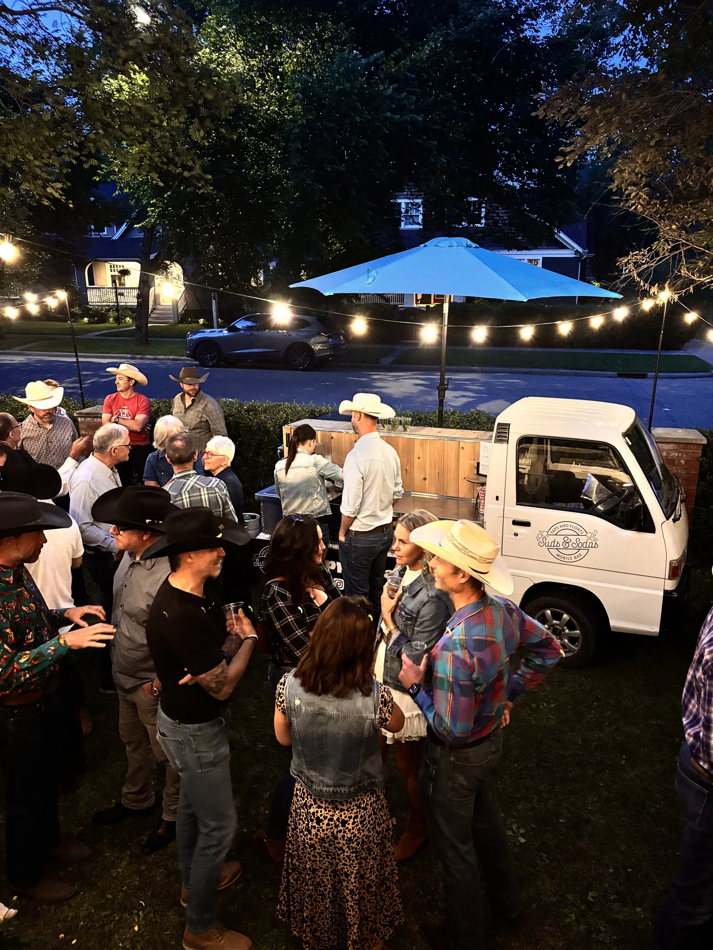 Suds & Sodas Sambar Beverage Truck Stampede Yard Party