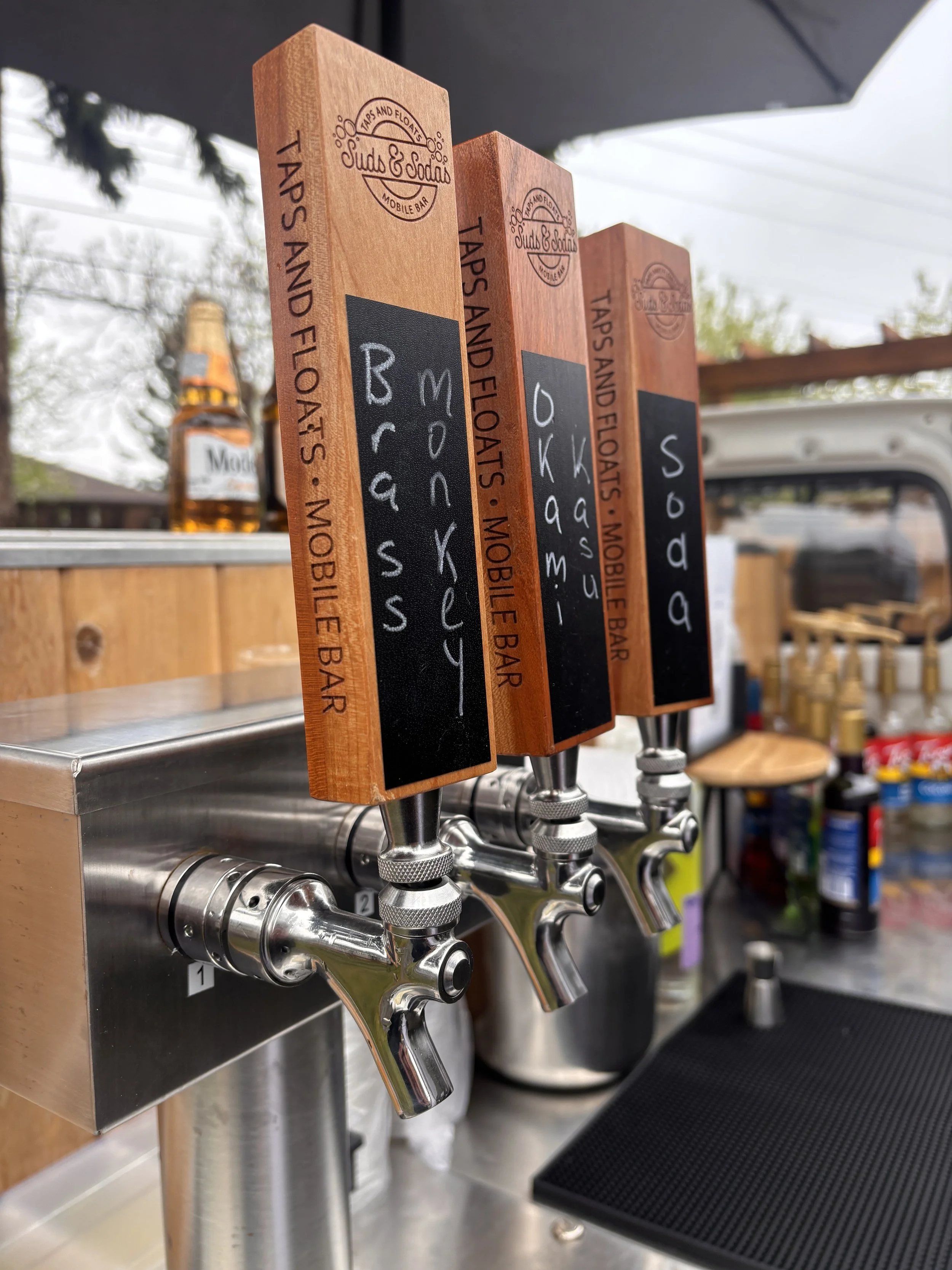 Suds & Sodas Sambar Beverage Truck Taps