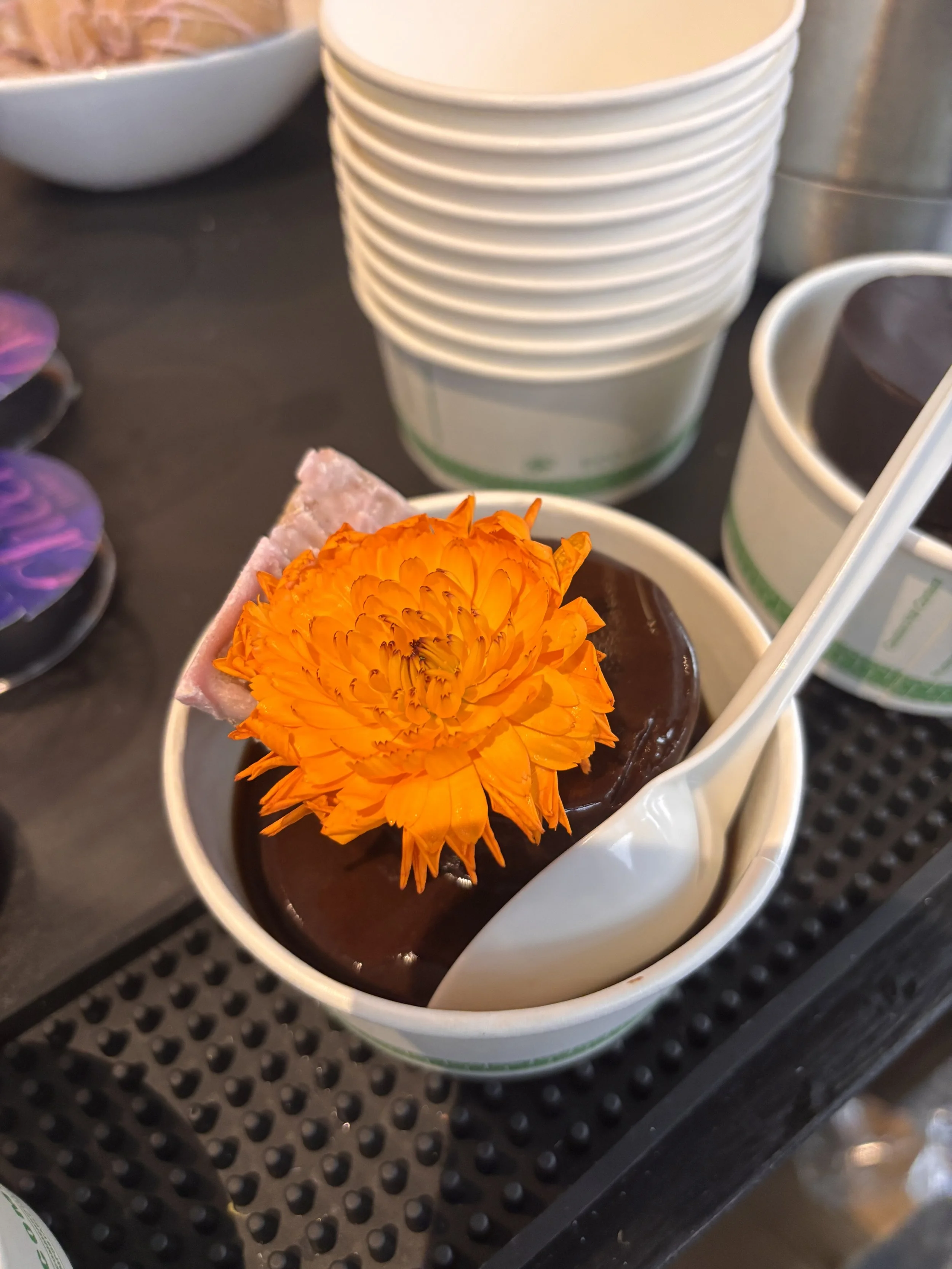 Suds & Sodas Chocolate Affogato Flower