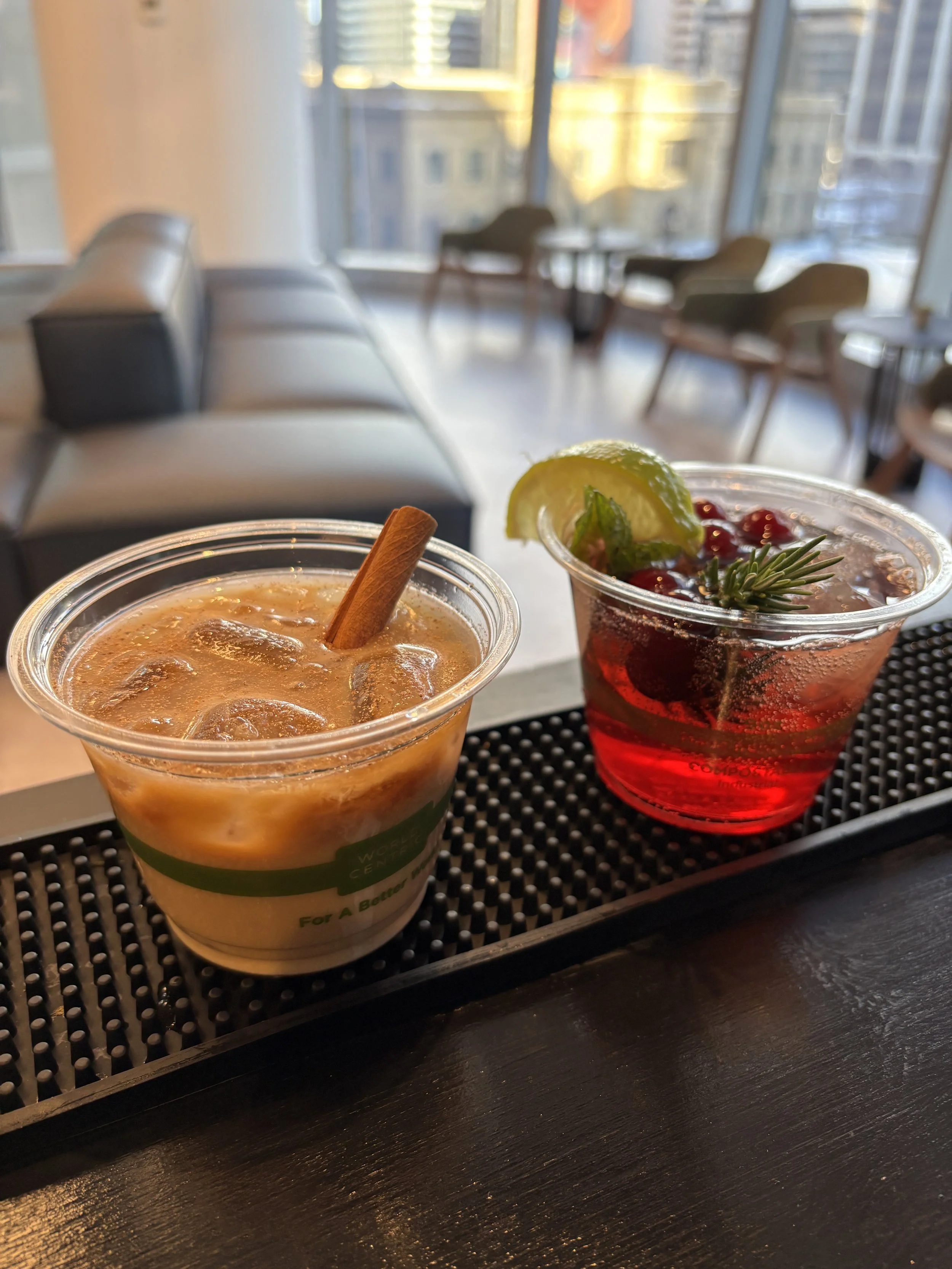 Suds & Sodas Dirty Eggnog Soda Cranberry Mule Mocktail