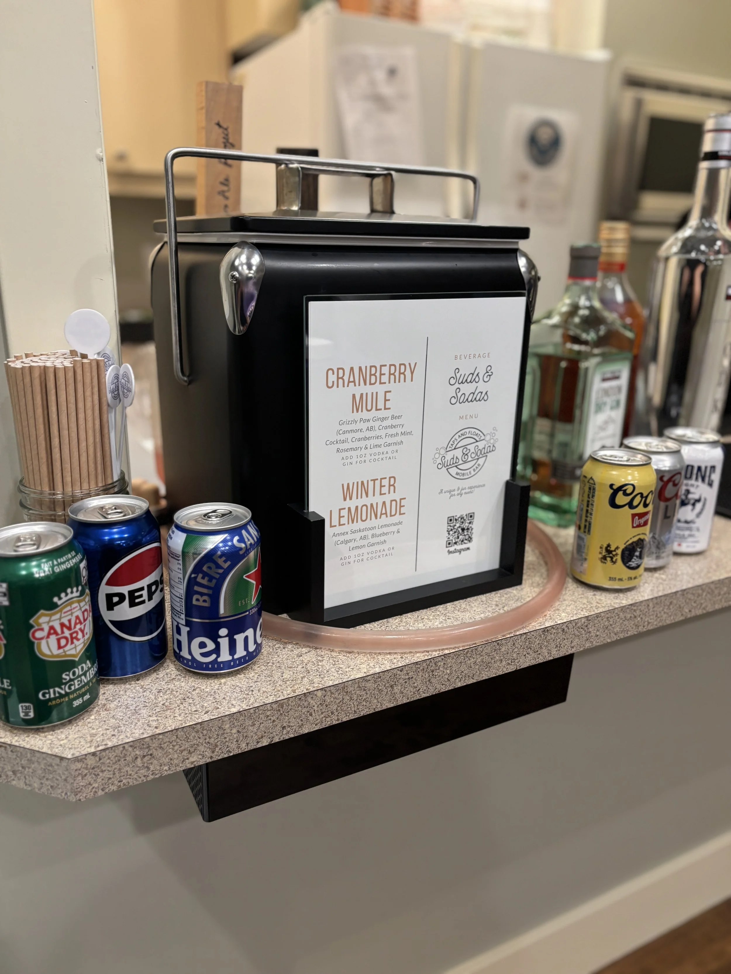 Suds & Sodas Portable Taps Birthday