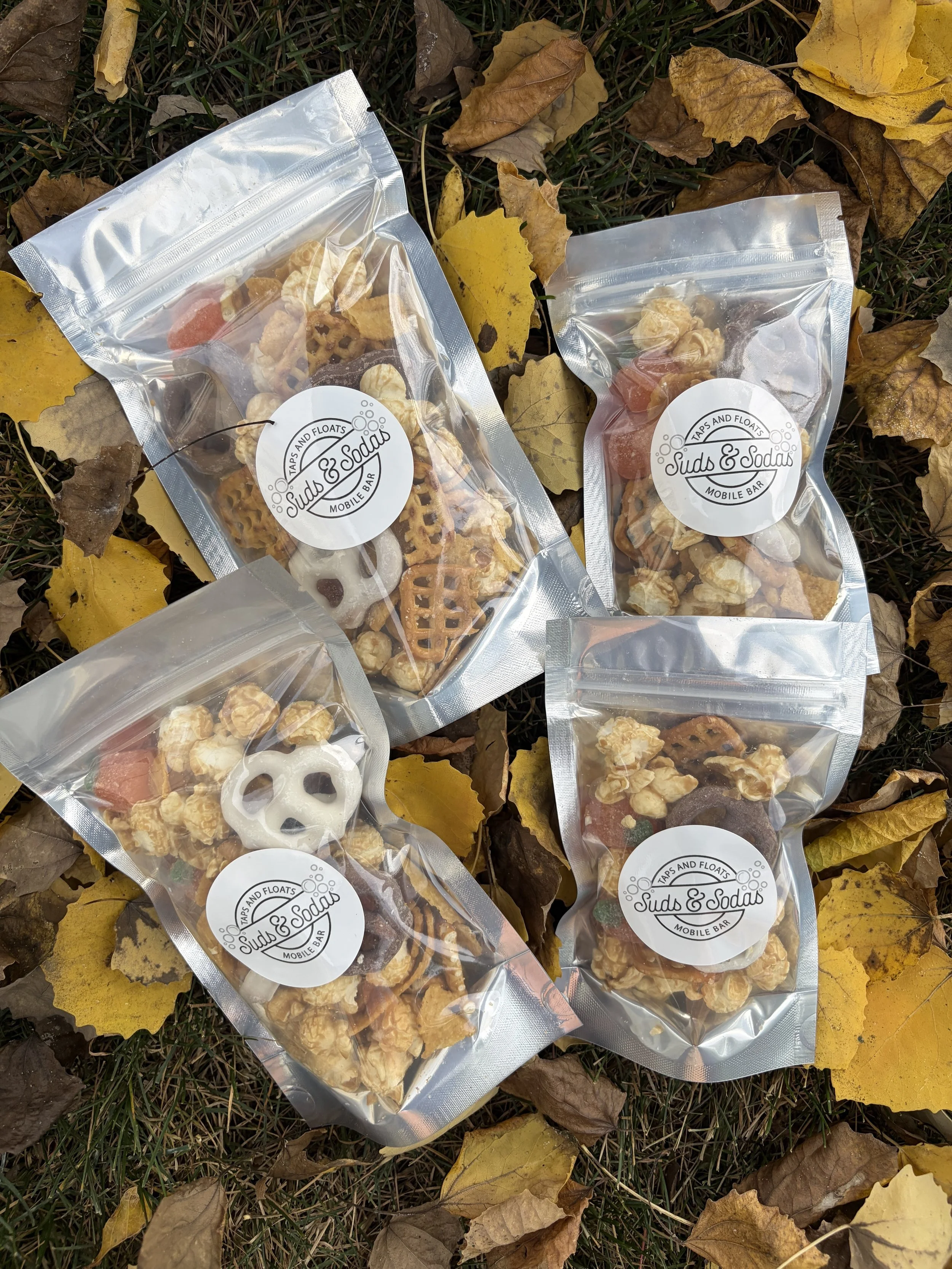 Suds & Sodas Sweet & Salty Mix Foil Pkging