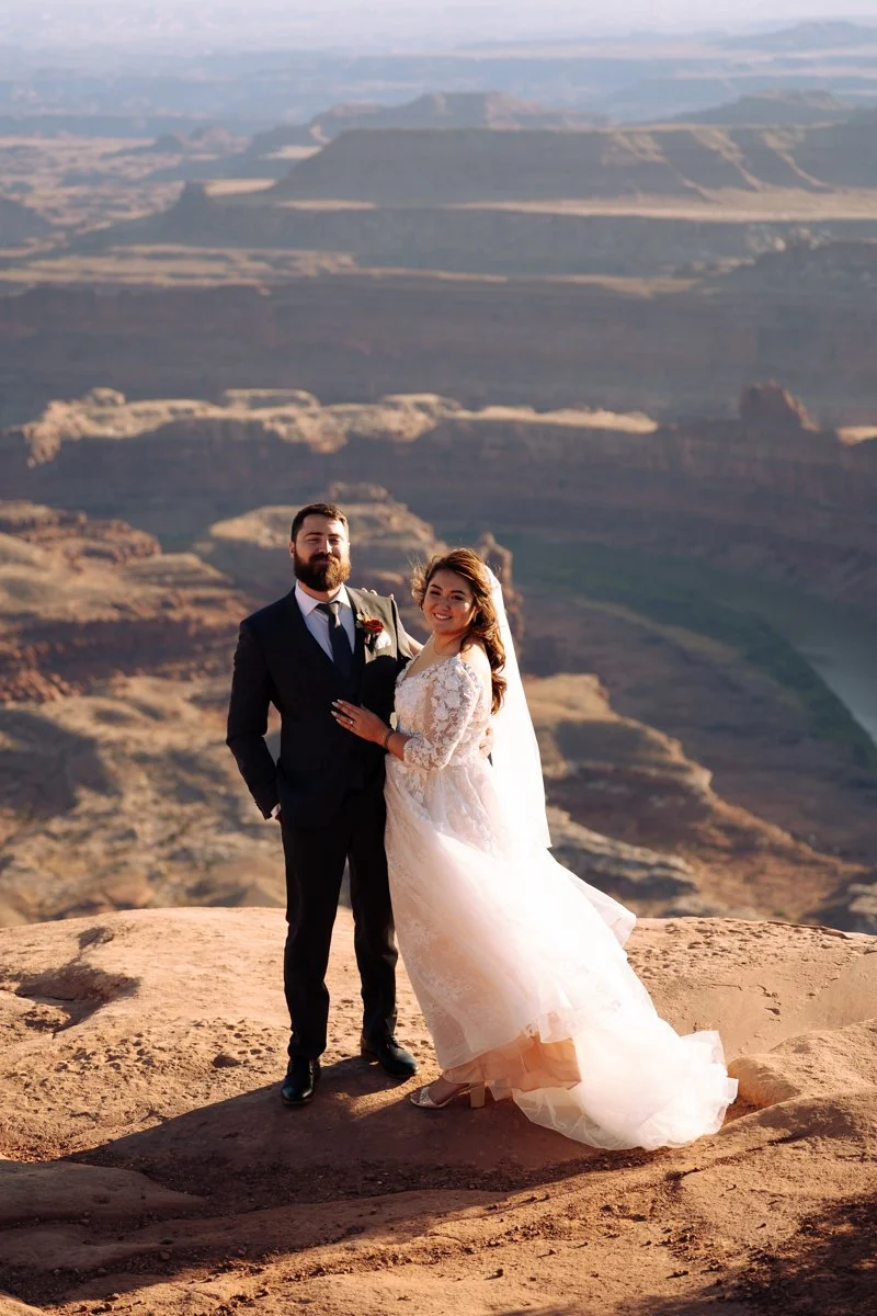 moab elopement dead horse point state park