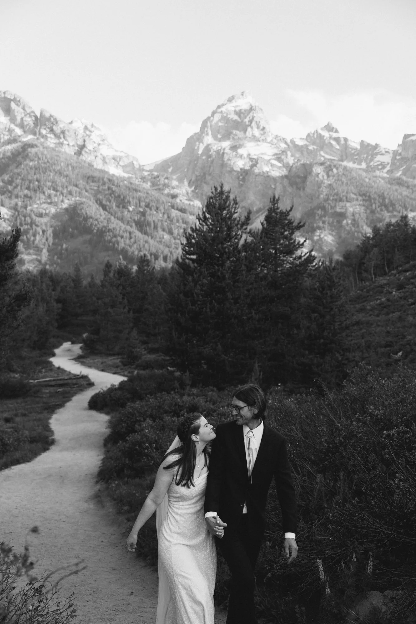 married couple at Taggart Lake