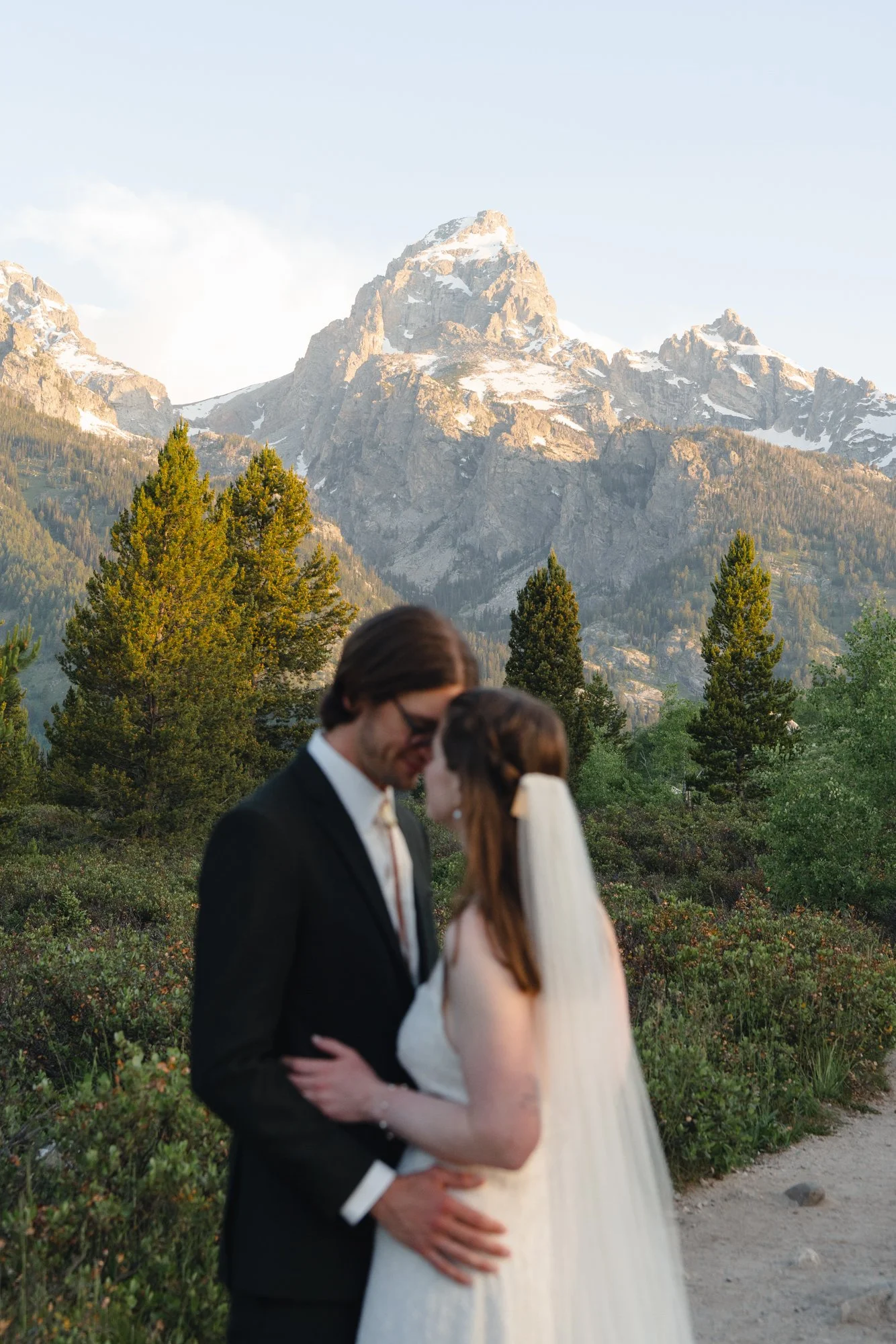Grand Teton national park sunrise wedding