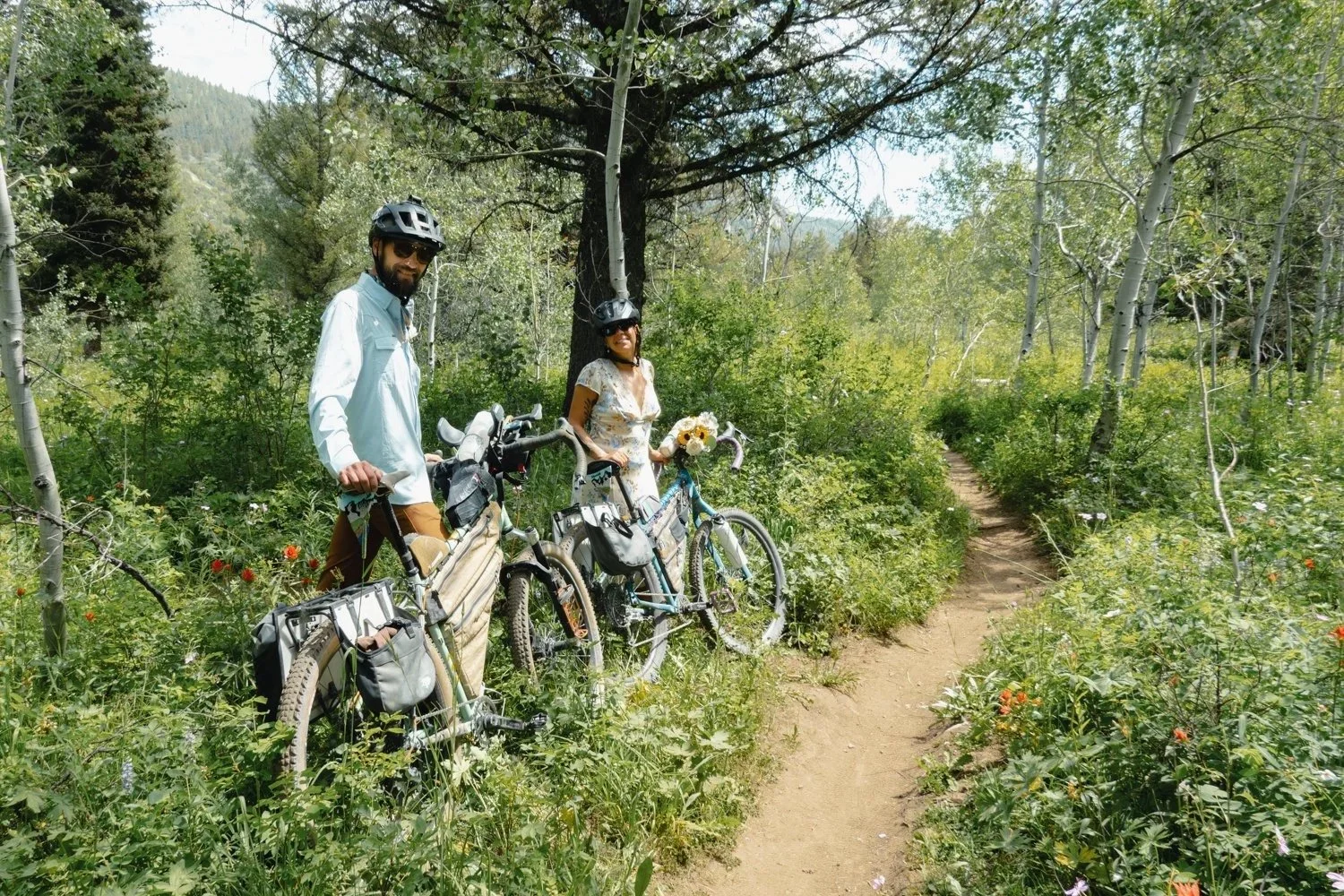 Teton Canyon Mountain Bike Elopement