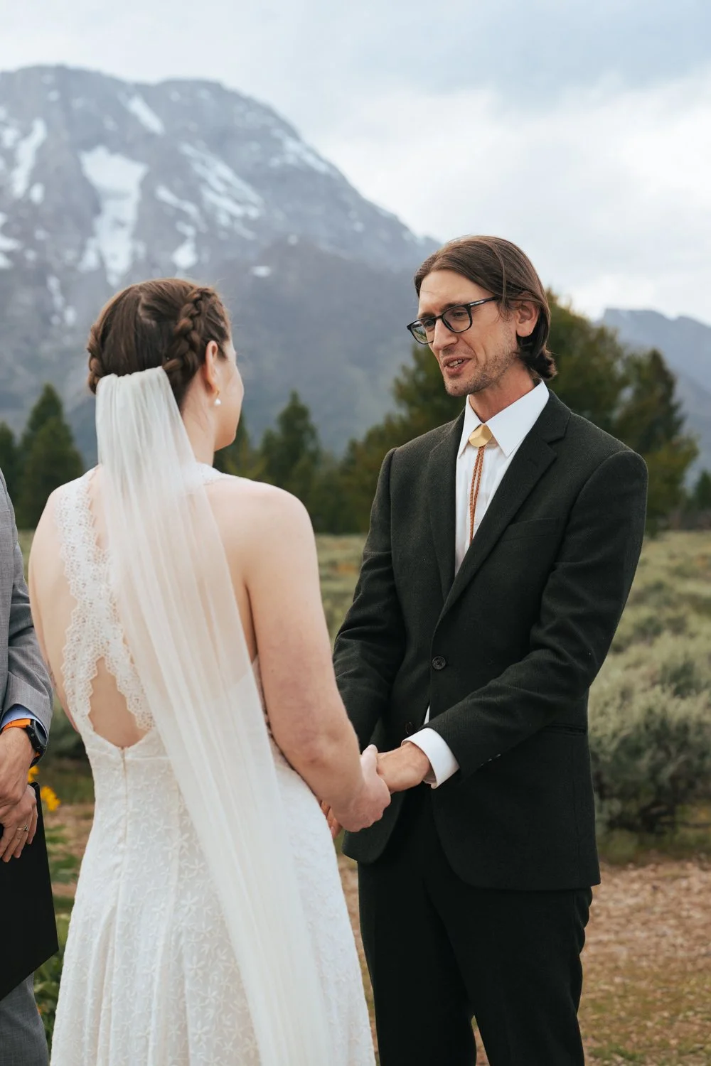 Grand Teton wedding at Mountain View turnout