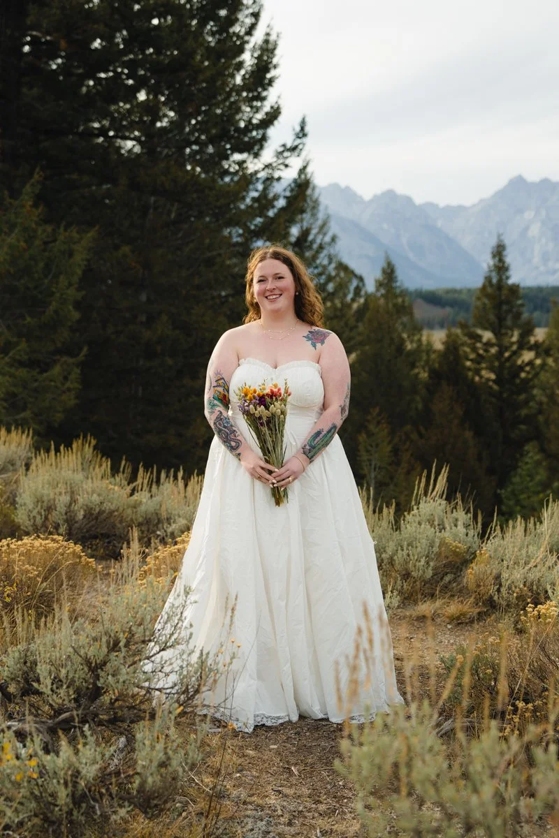 snake river overlook bride