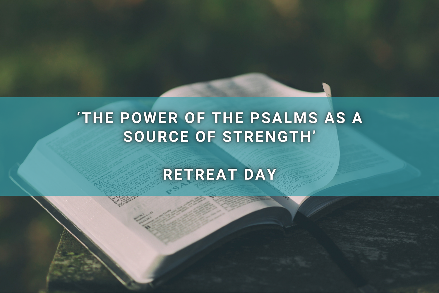 The Power of the Psalms as a Source of Strength - Retreat Day