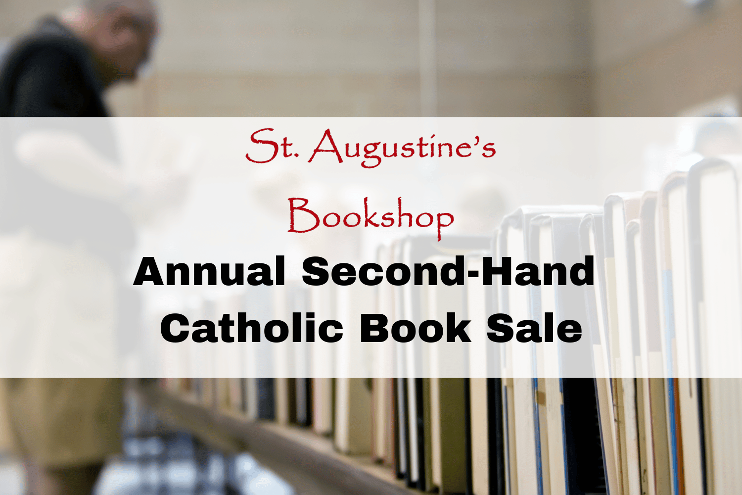 Second-Hand Catholic Book Sale