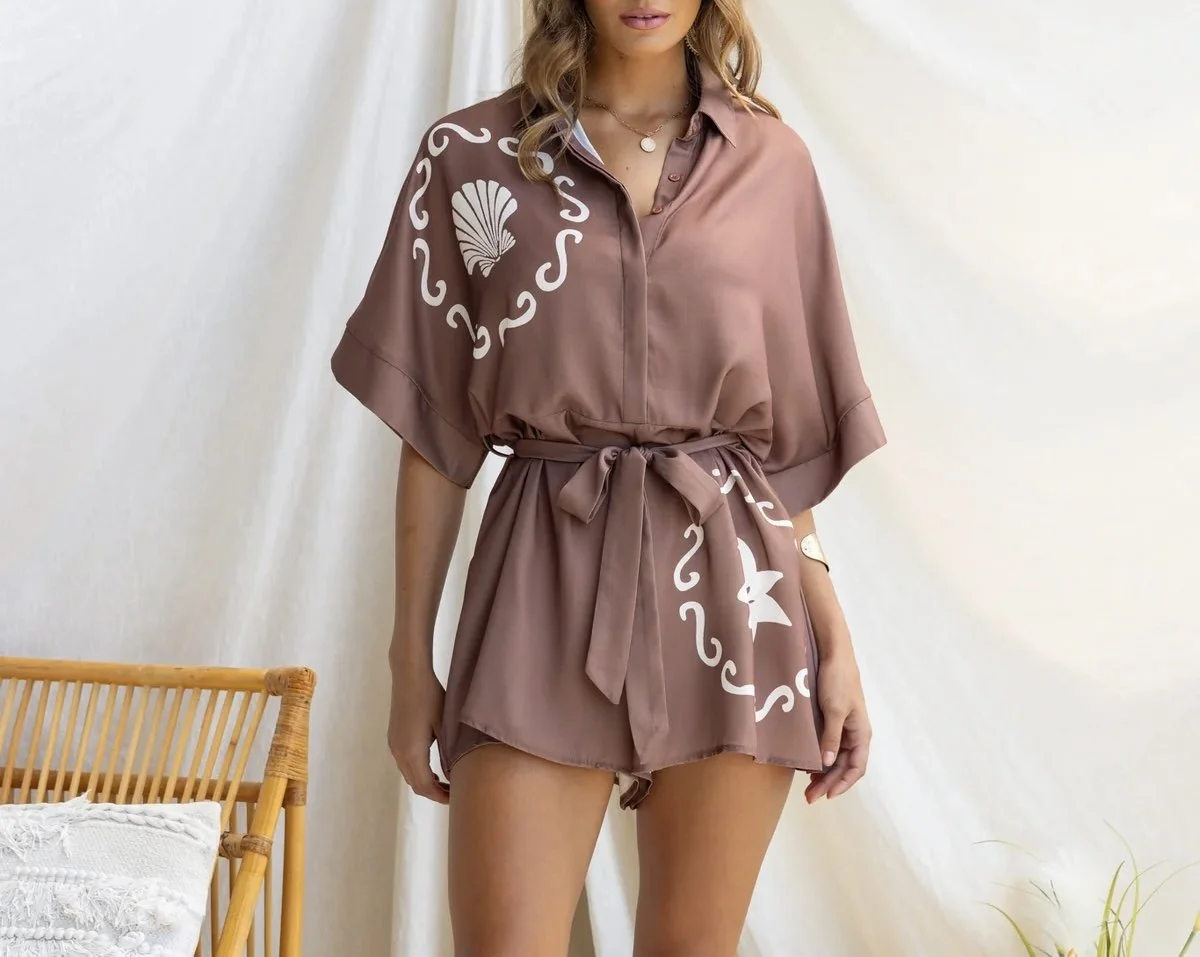 Marielle Brown Playsuit