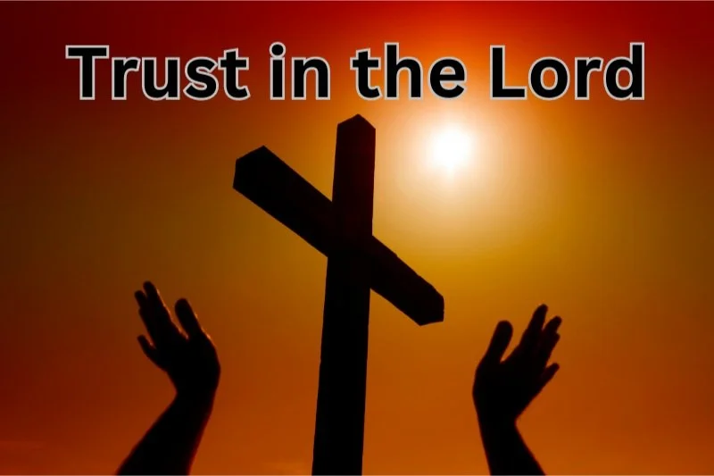 Trusting in the Lord….