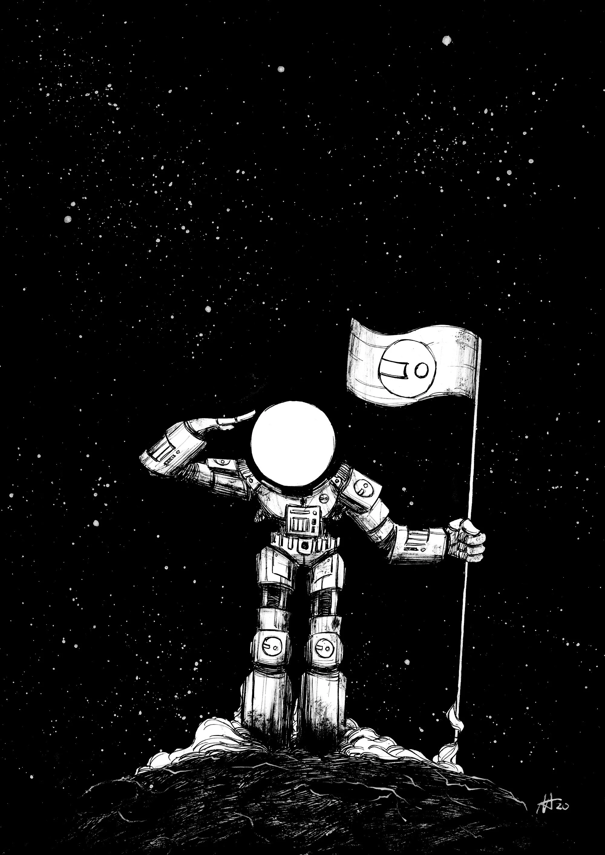 MOONBOT [Art Print]