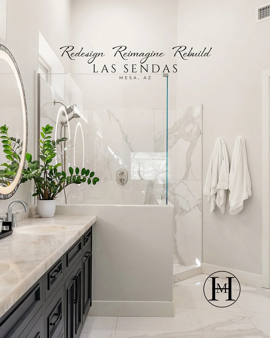 Completely reimagined from top to bottom ✨
This home has been transformed into a fresh, elevated retreat, and these two bathrooms are a perfect glimpse into the luxury woven throughout the entire remodel.

From thoughtfully selected materials to cust