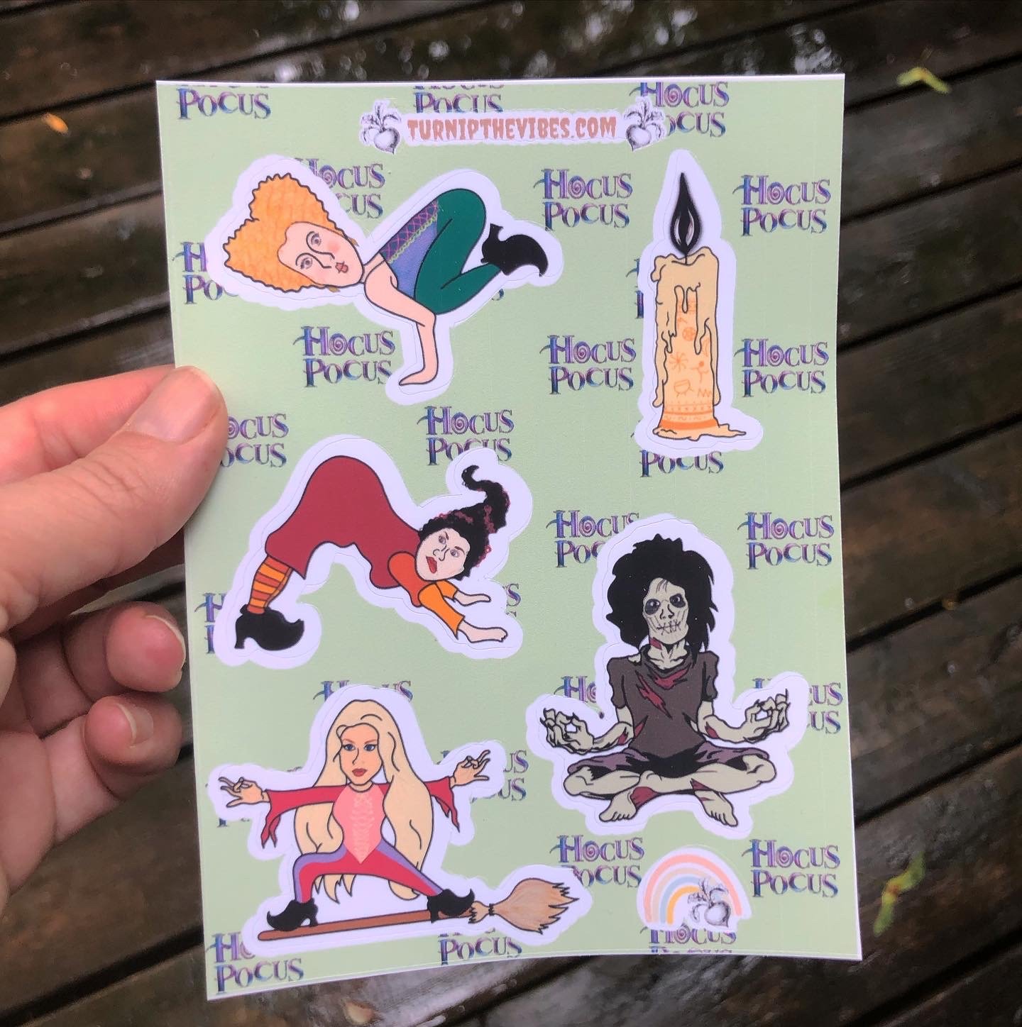 Hocus Pocus sticker sheet