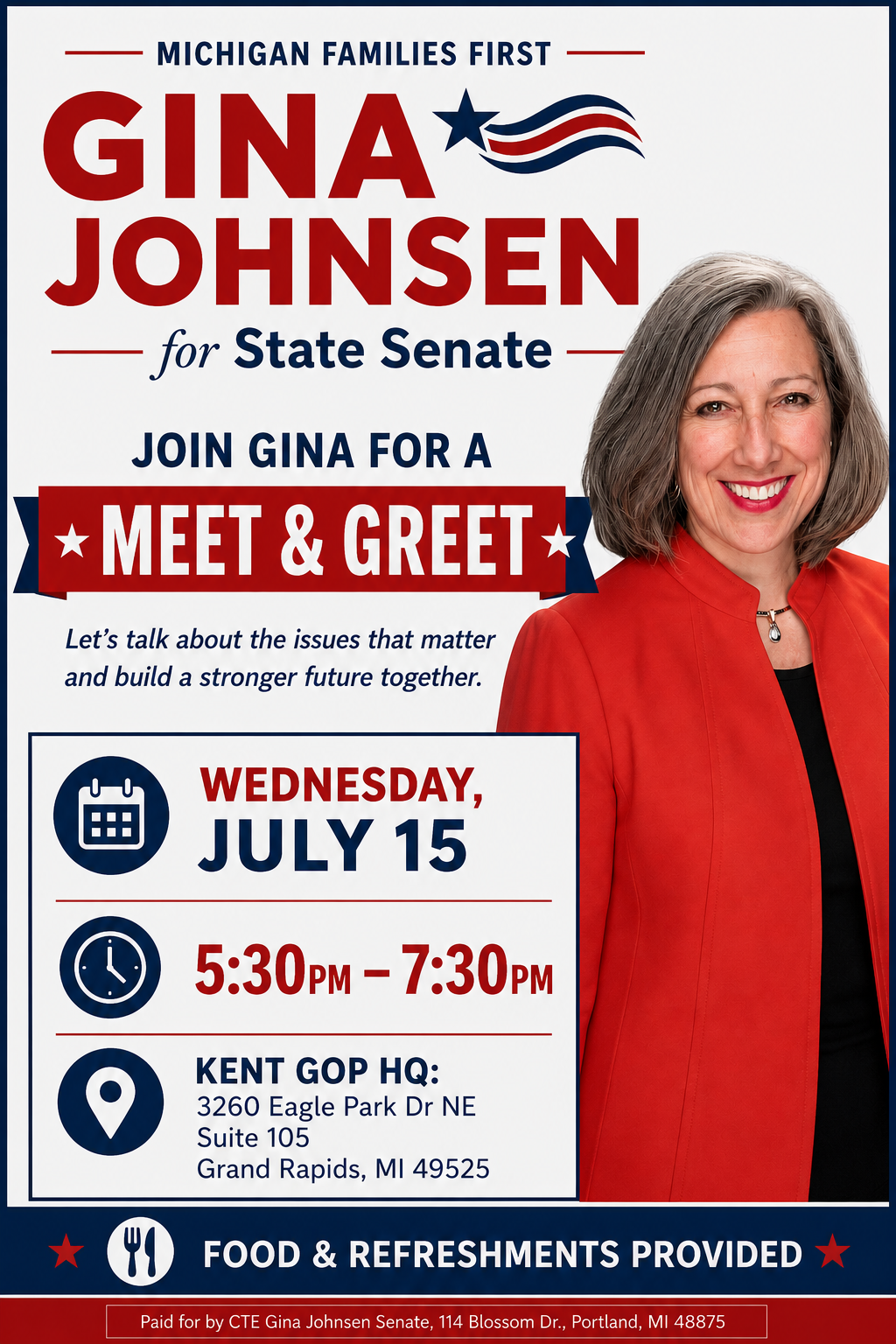 Meet and Greet with Gina Johnsen