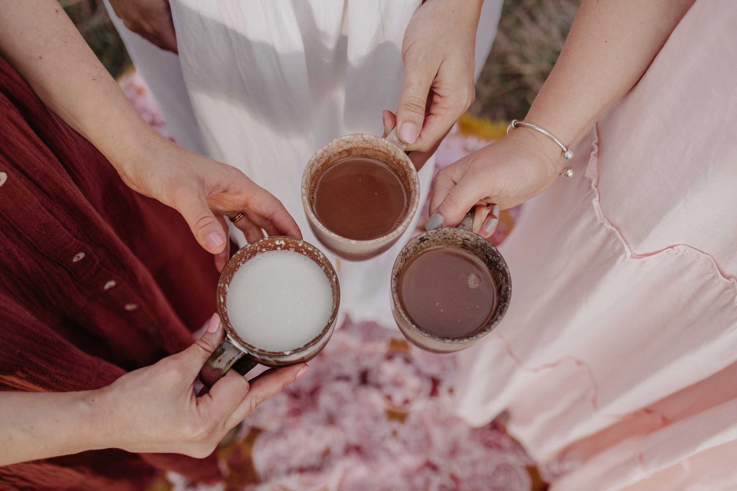 Ollie Tots Lactation hot chocolate made with Belgian chocolate and