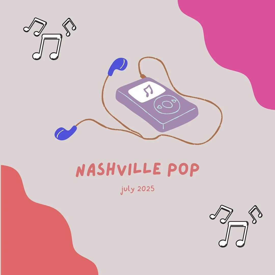 New month, new energy, and a fresh batch of bangers just dropped on the official Nashville Pop Spotify Playlist 💿✨ From indie grooves to alt-pop fire, these are the songs carrying us through the summer heat.

Go stream, discover your next favorite a