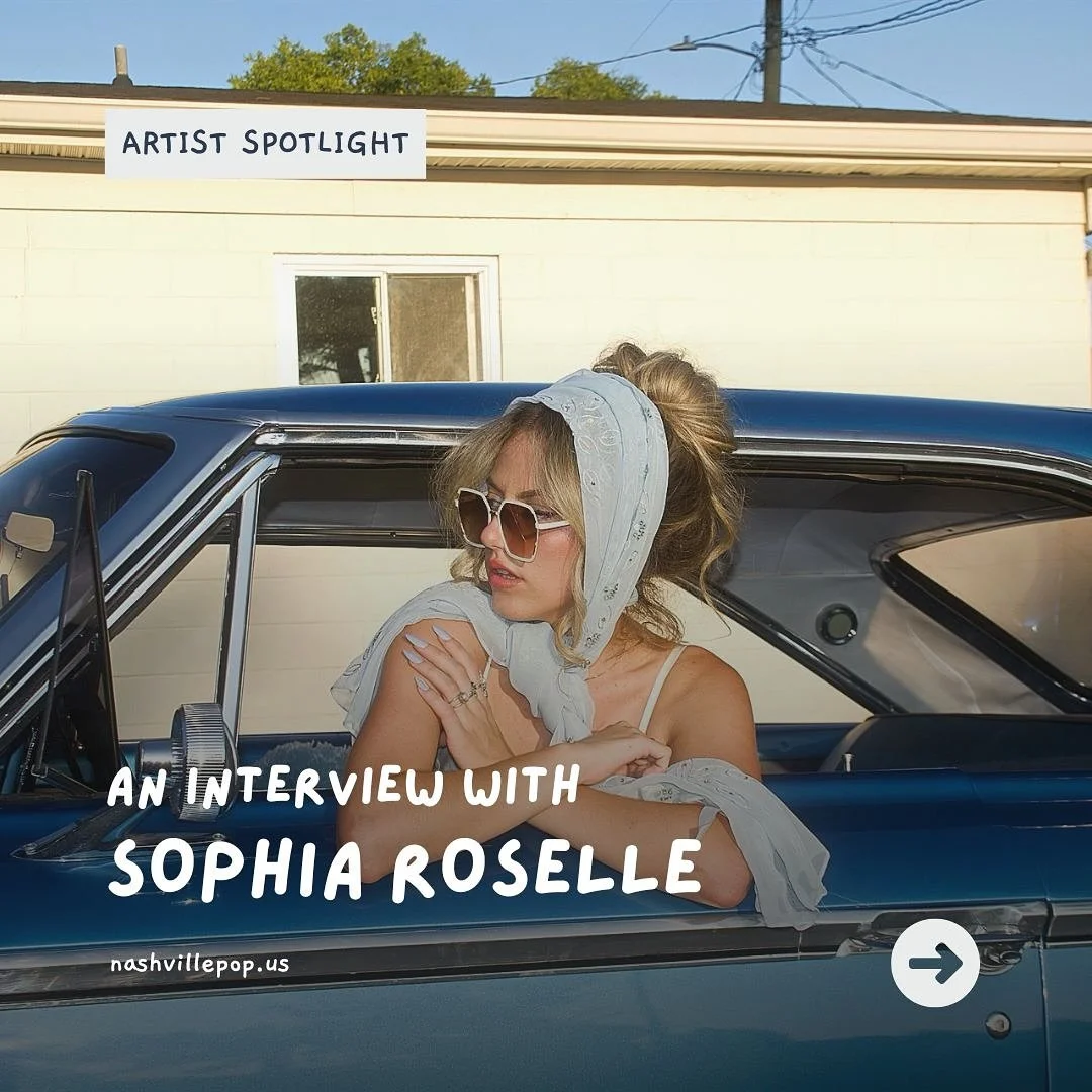 dug into @sophiaroselle_ process and the stories behind Branches and Wreckage. Swipe for moments from the interview and how the songs came to life. Full feature up on nashvillepop.us &mdash; go check it out.
 #SophiaRoselle #NashvillePop #ArtistInter