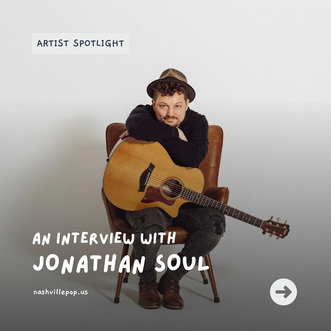 @jonathansoulmusic shared the influences and moments that shaped Devil Don&rsquo;t Want and Shadow Games. Swipe for our fav snippets of the interview. Full feature and video on our site at nashvillepop.us.
 #JonathanSoul #NashvillePop #ArtistIntervie
