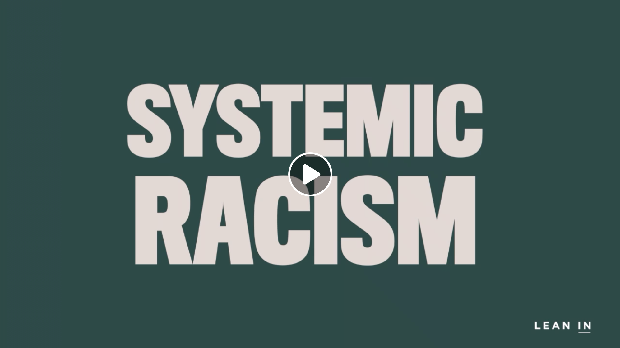 VIDEO: Systemic Racism in the Workplace