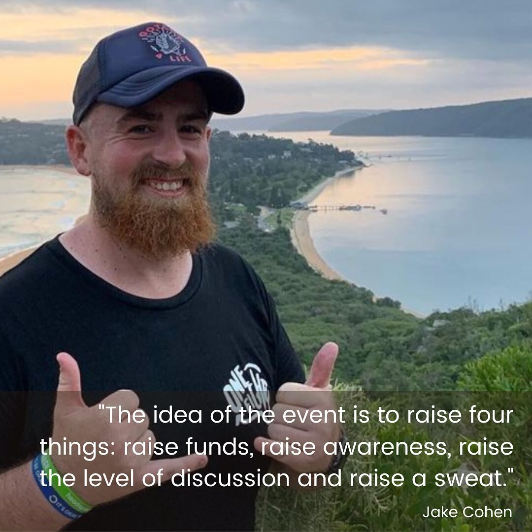 Dropping tomorrow&hellip;

We chat to @jakesmentalhealthfundraising who is about to embark on an incredible 110km trek to raise funds for mental health!

This is the third year in a row that Jake has undertaken such an immense physical and mental cha