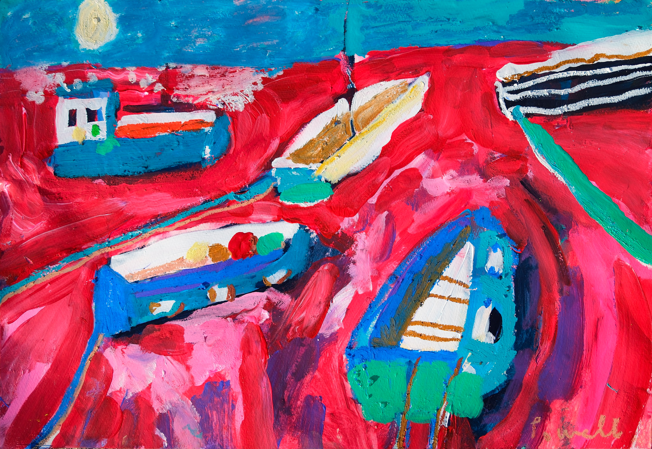 Boats In Mousehole Harbour_56x38cm_paper_£495.png