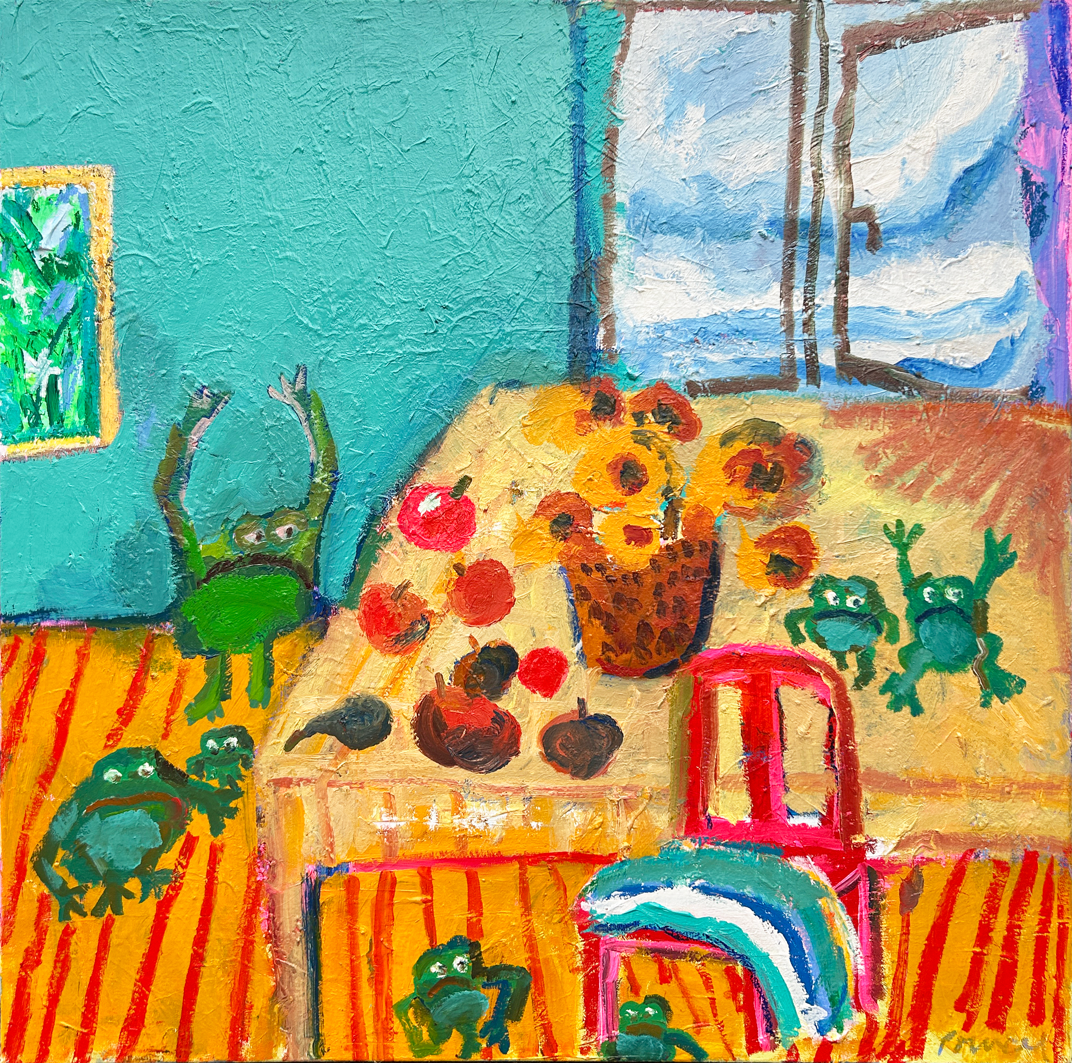 Frogs At Home_100x100cm_£3500.png