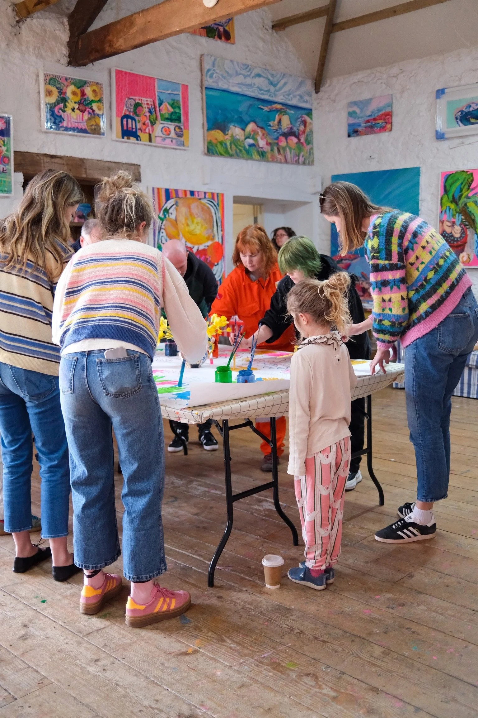 Adult and Child Experimental Painting Workshop - Saturday 22nd August 2026
