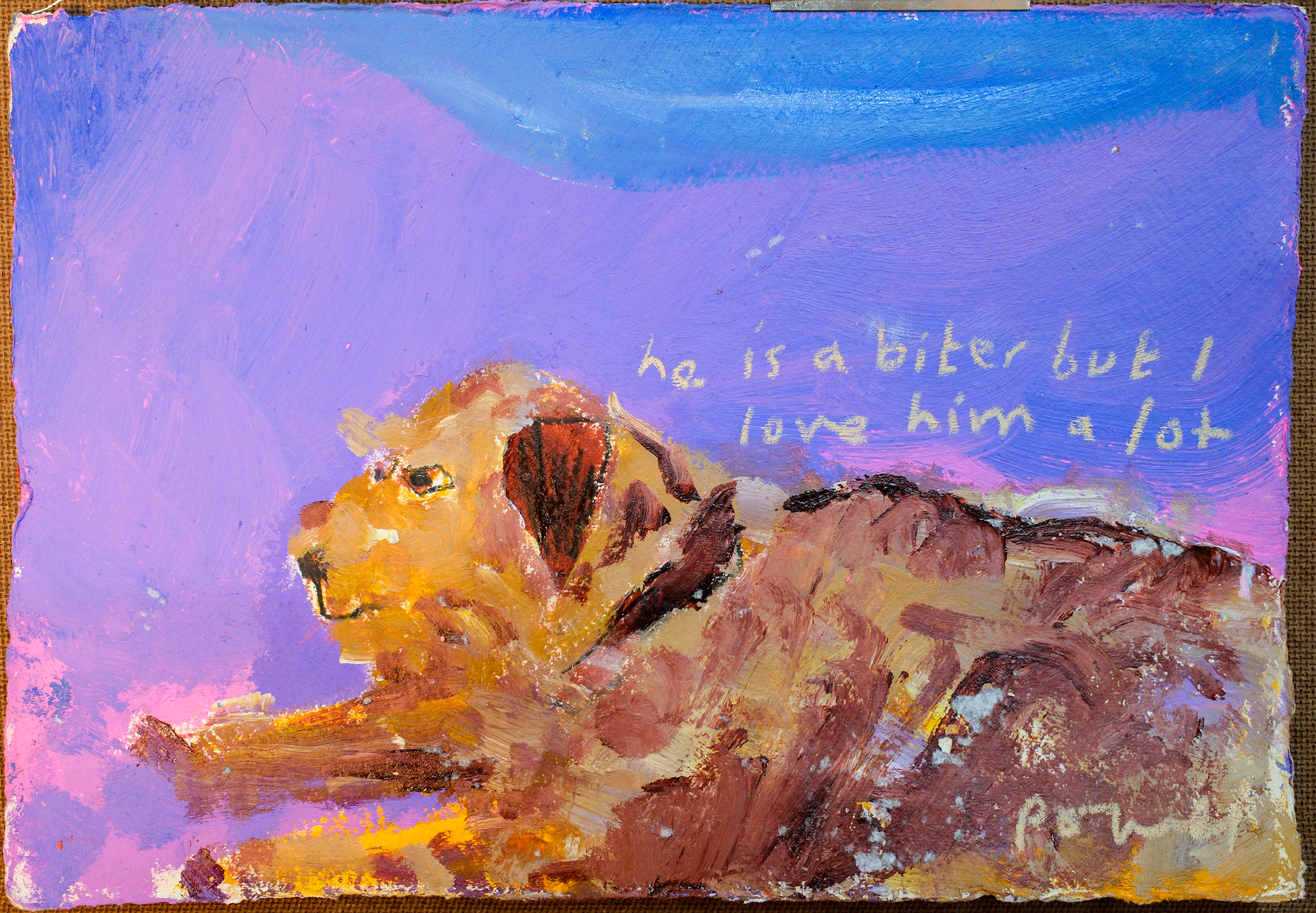 I Love My Dog But He Does Bite