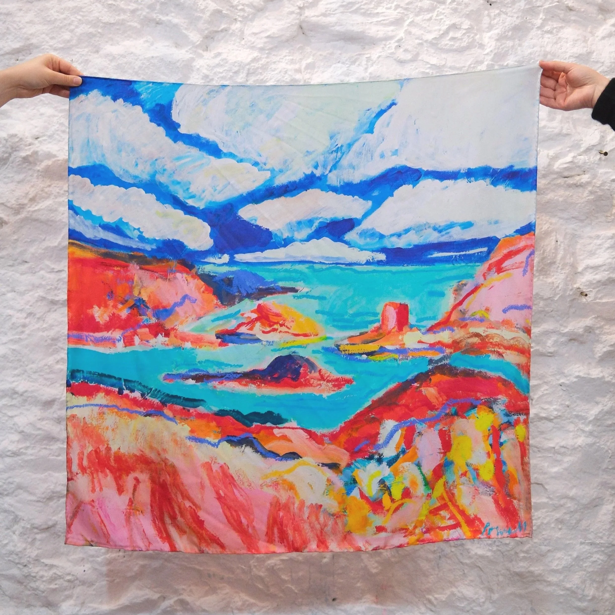 Limited Edition Tresco Silk Scarf