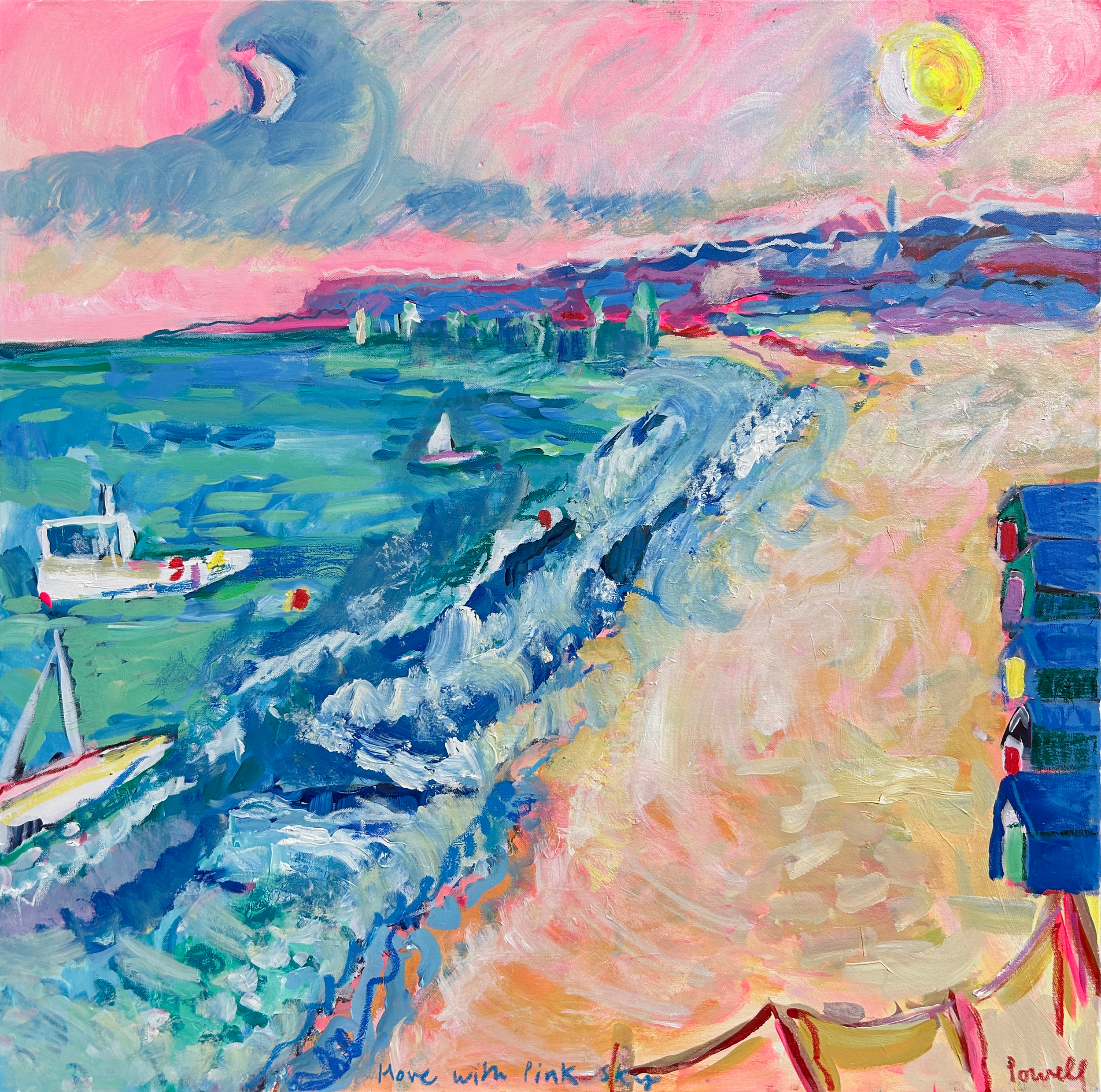 Hove With Pink Sky