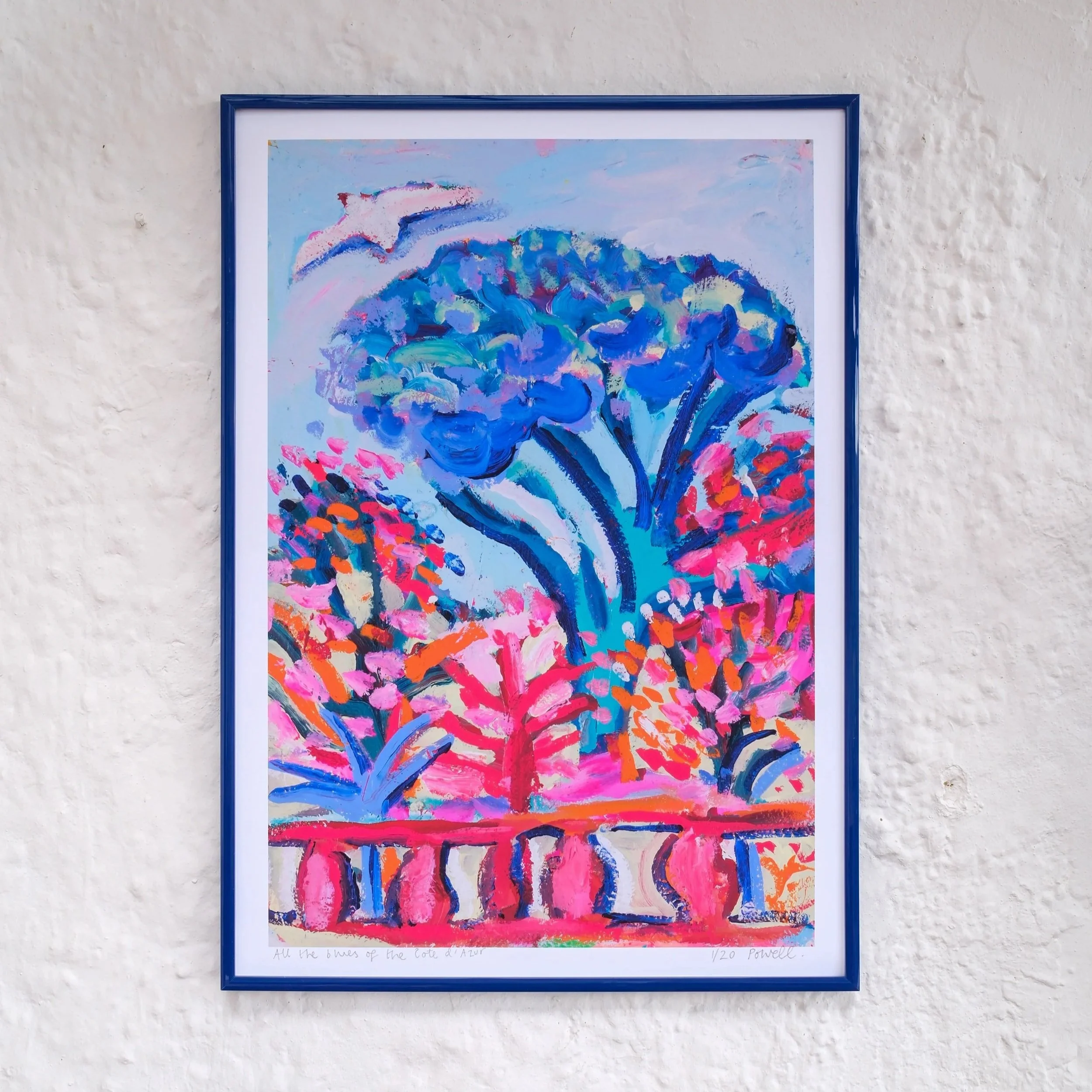 All The Blues Of The Côte d'Azur - Limited Edition Print