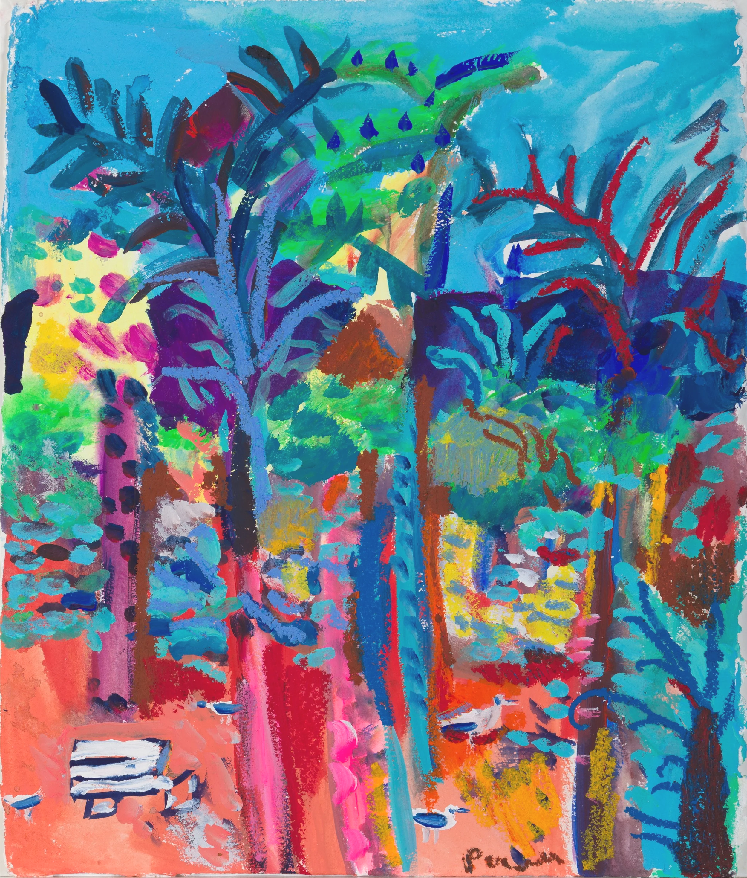 French Parks Are A Dance Between Bright Light And Inky Shade