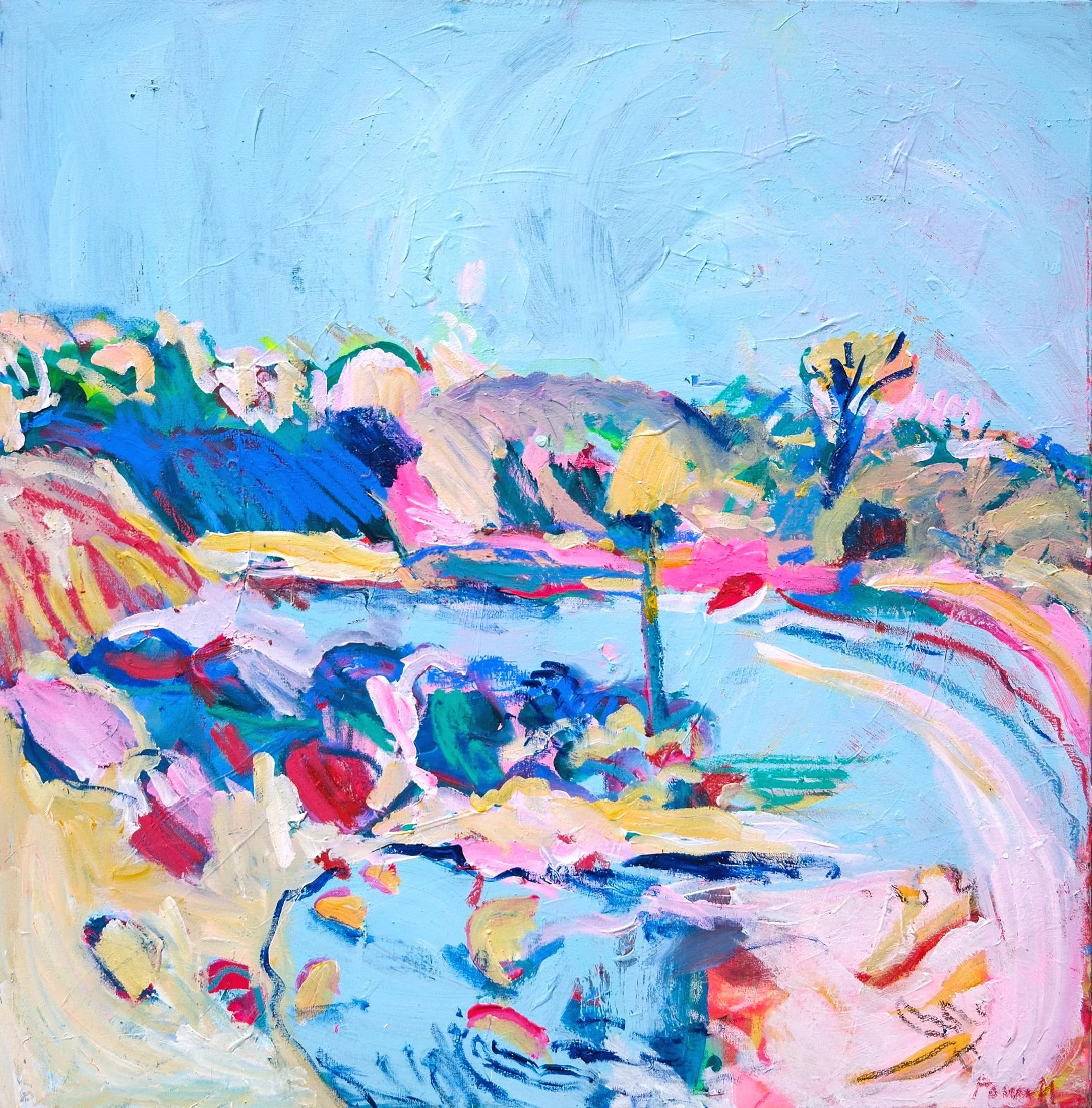 Ice Cream Bay, 100x100cm, £3500