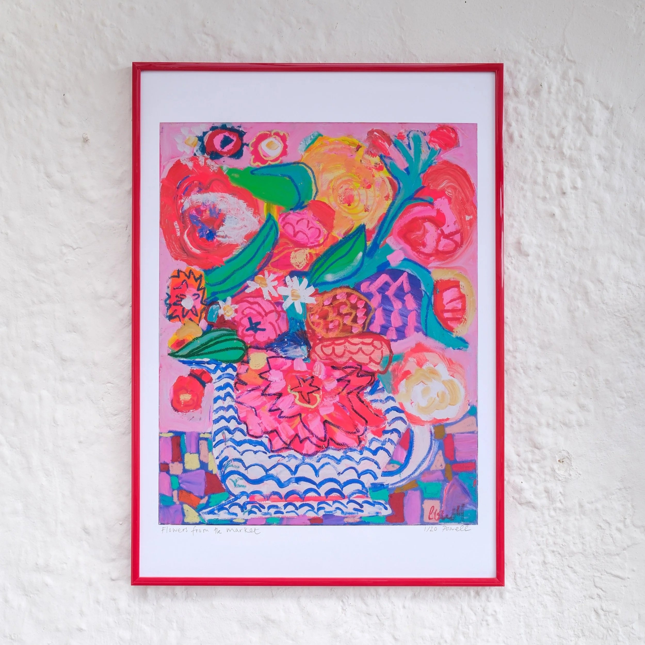 Flowers From The Market - Limited Edition Print