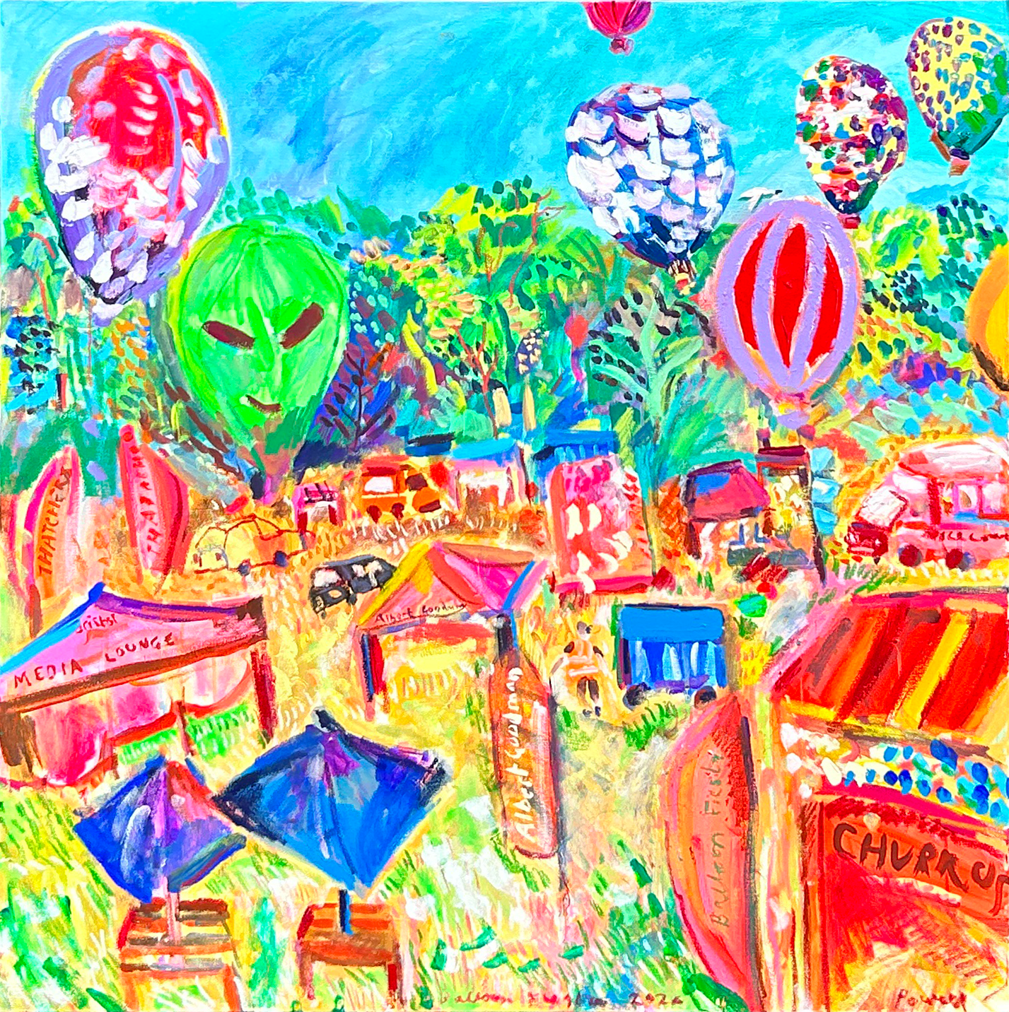 Fiesta Of Brights And Balloons