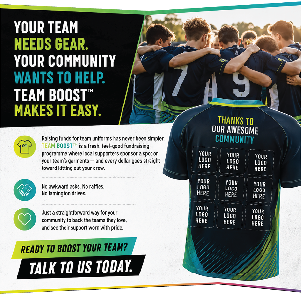Team Boost Community Fundraising Got Your Back T-shirt fundraiser