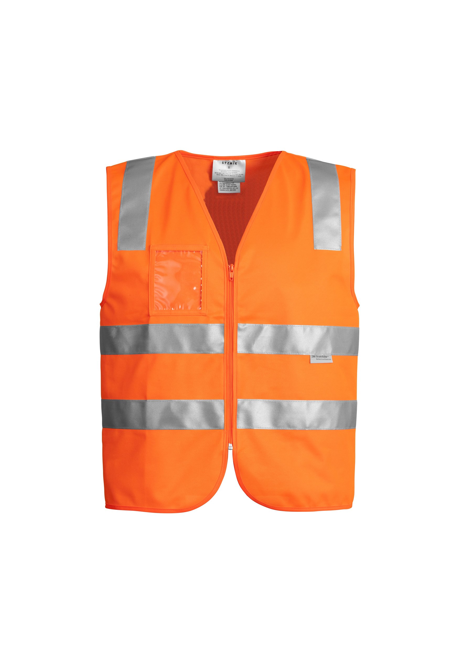 Syzmik Unisex Hi Vis Zip Vest - (Zv998)