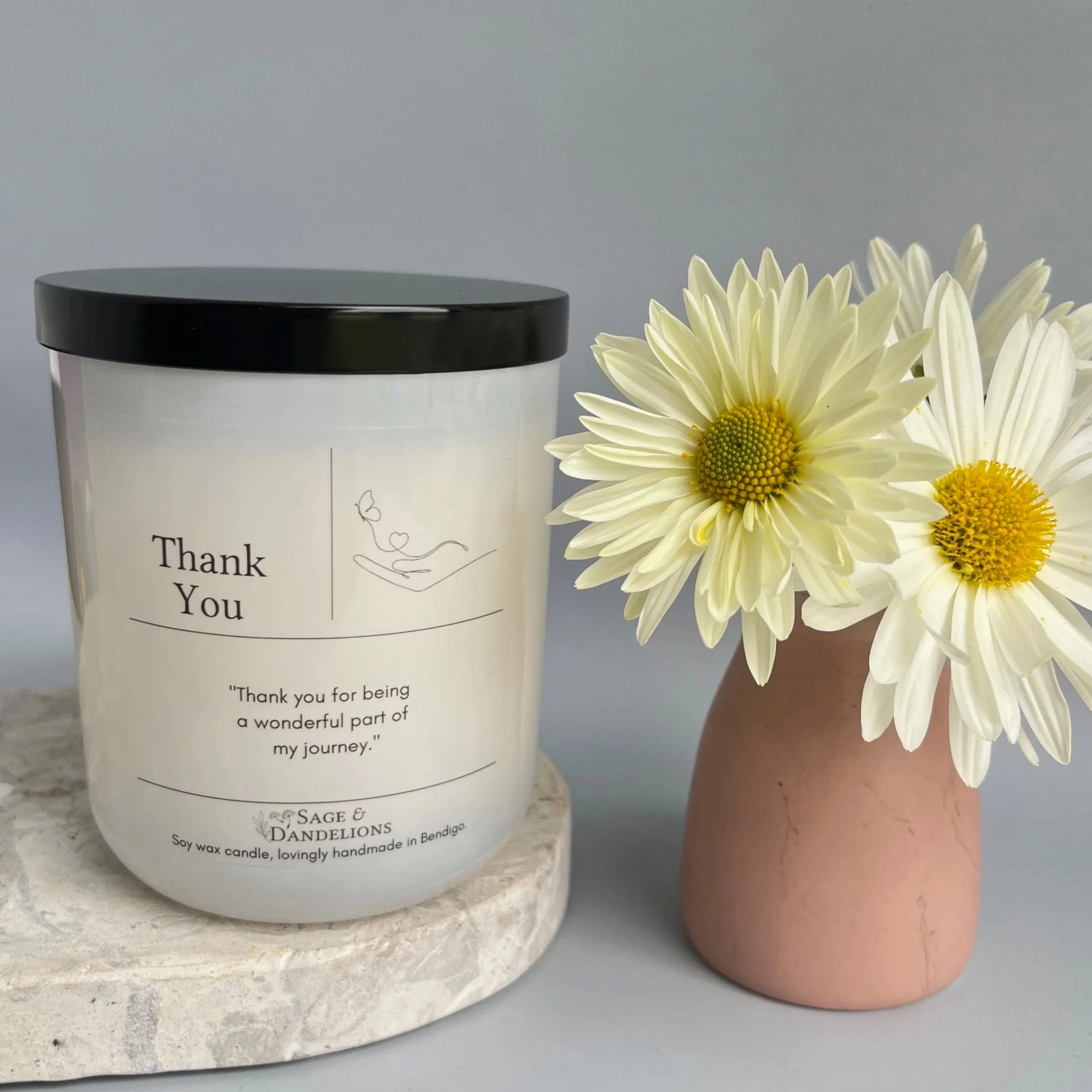 Thank You – Scented Soy Candle | Handmade in Bendigo