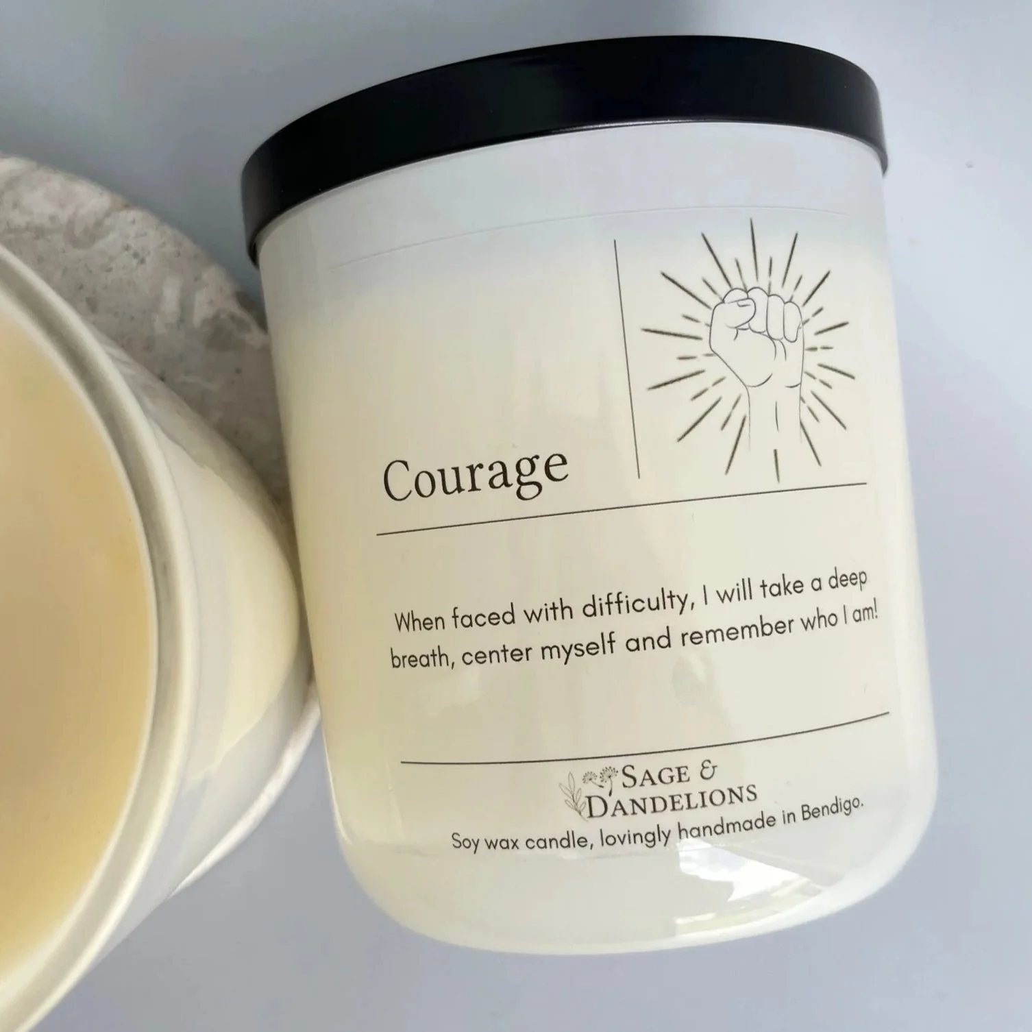 Courage – Scented Soy Candle | Handmade in Bendigo