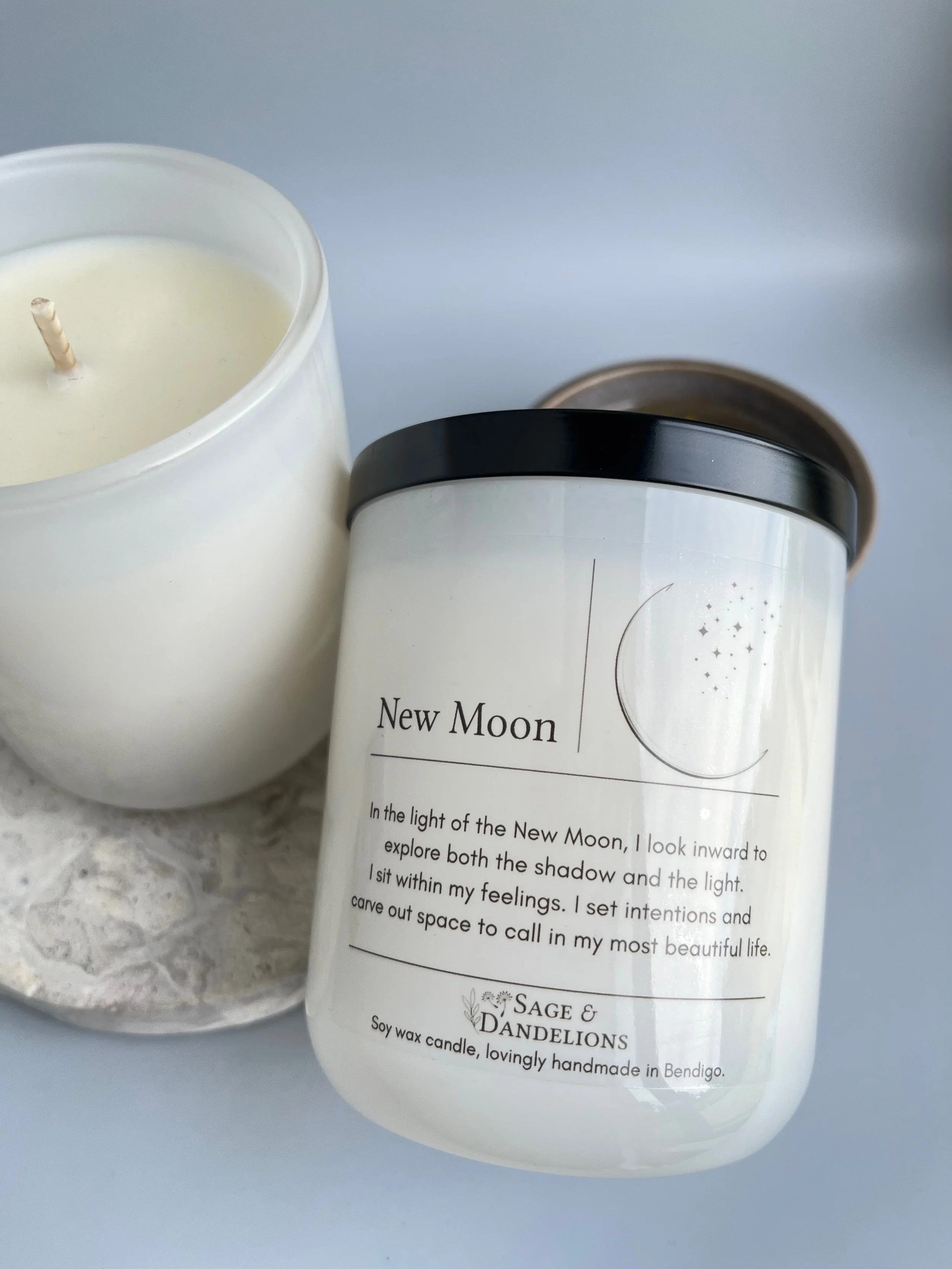 New Moon – Scented Soy Candle | Handmade in Bendigo