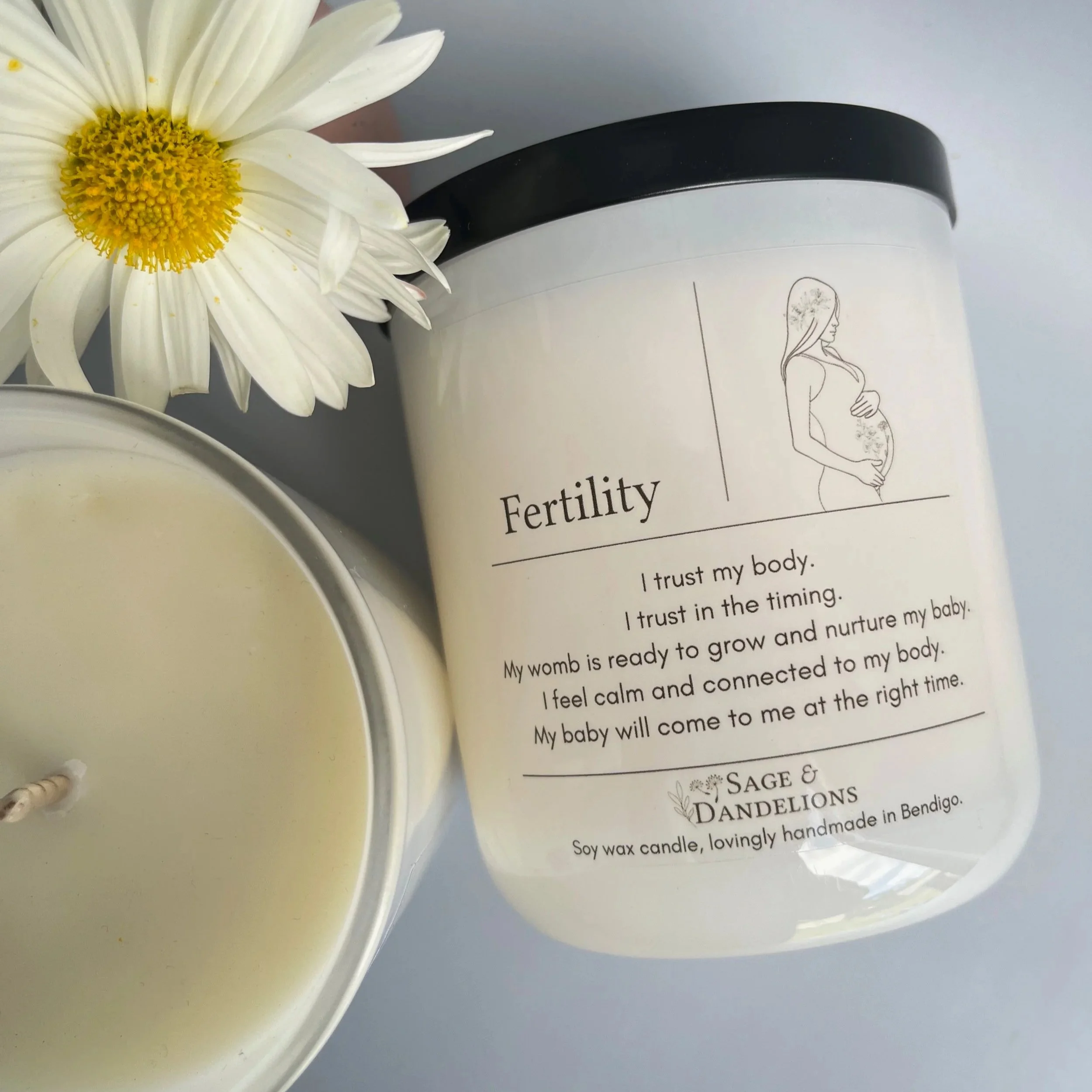 Fertility – Scented Soy Candle | Handmade in Bendigo