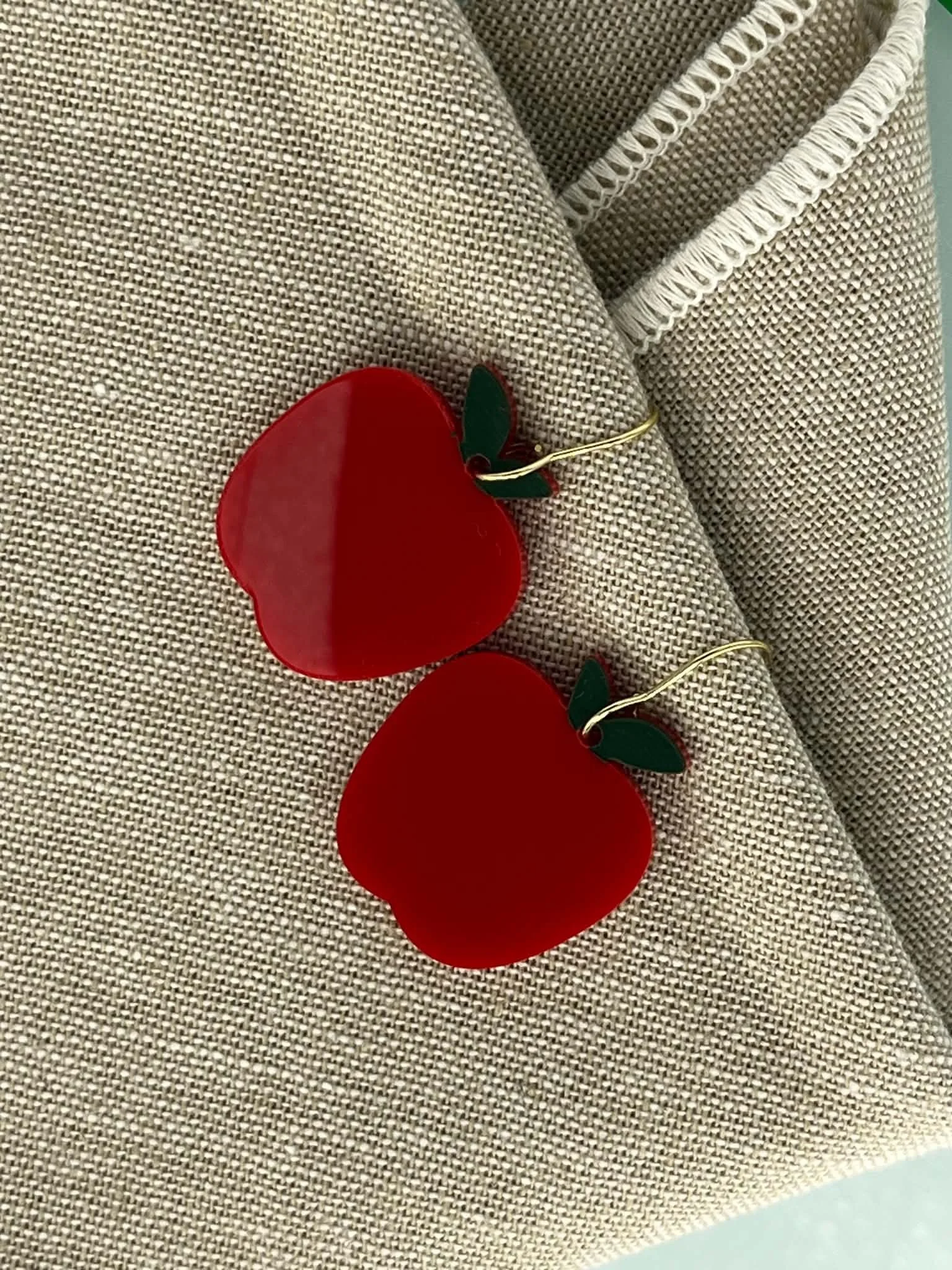 Apple Drop Earring from our One Pair A Day Collection
