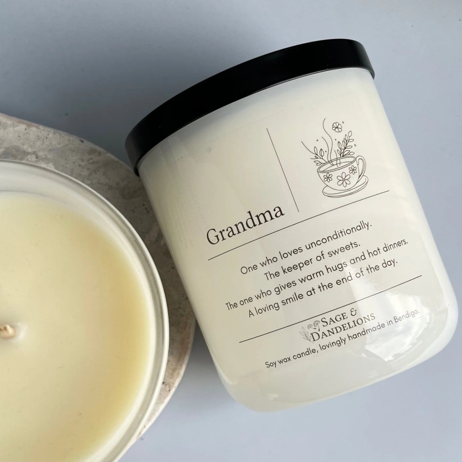 Grandma – Scented Soy Candle | Handmade in Bendigo