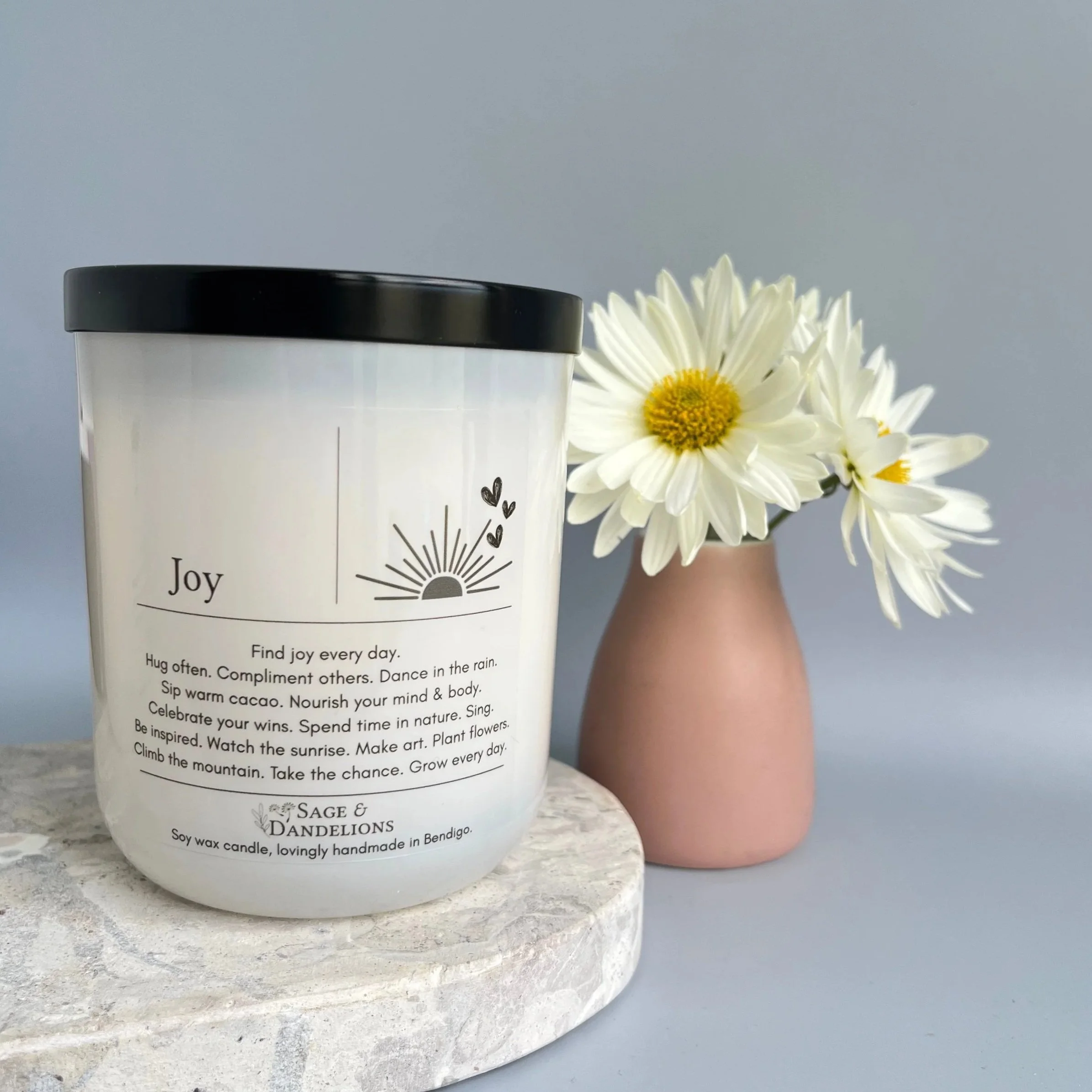 Joy – Scented Soy Candle | Handmade in Bendigo